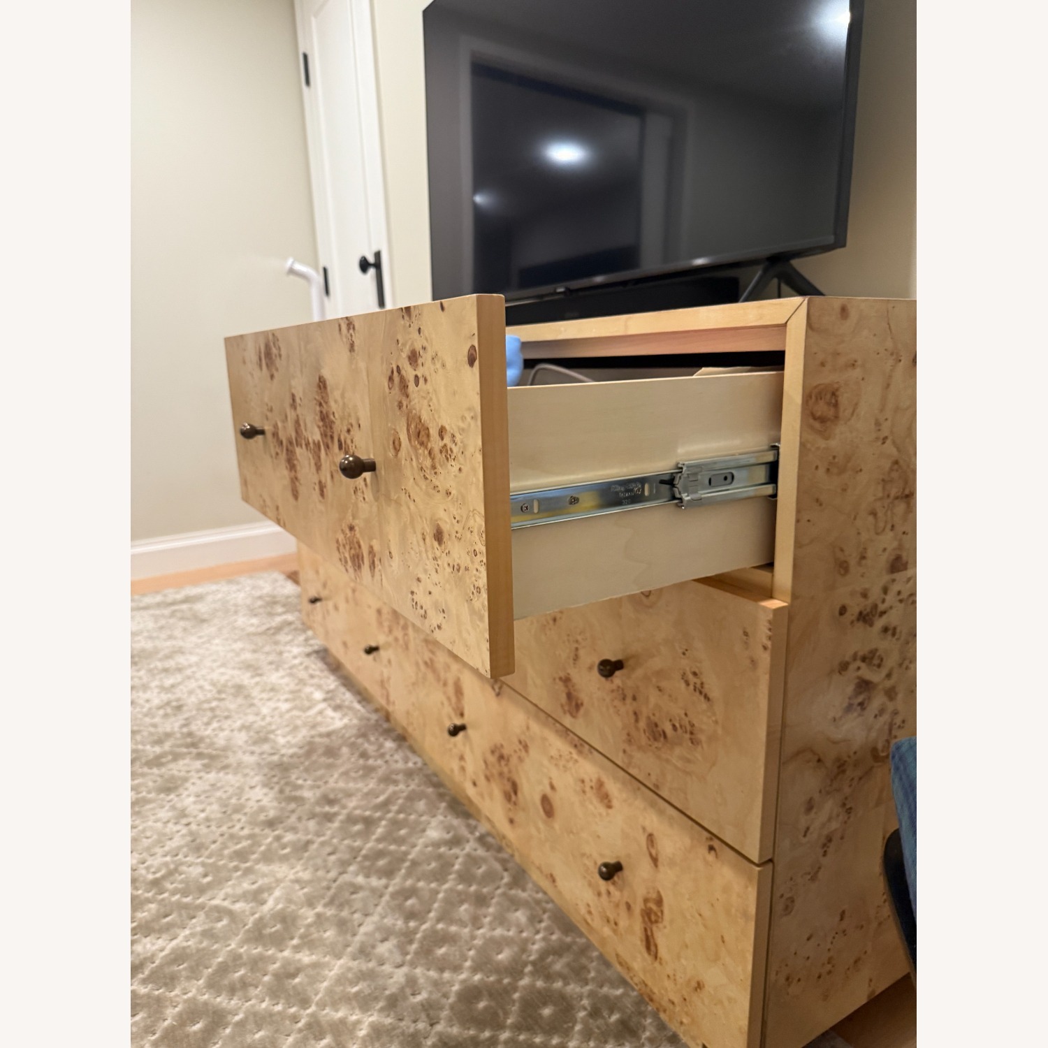 West Elm Burl 6-Drawer Dresser (60") - image-3