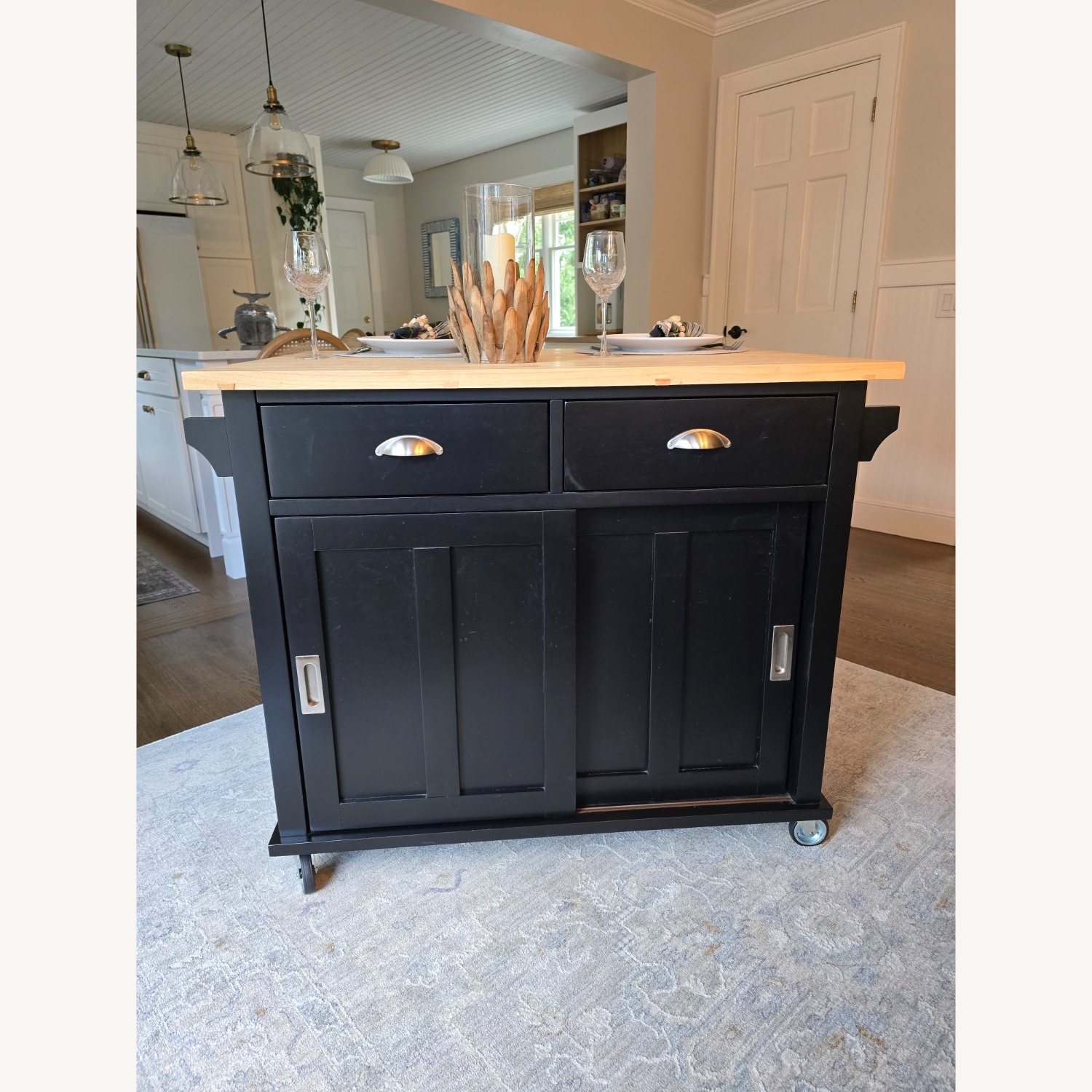 Crate & Barrel Belmont Kitchen Island - image-1