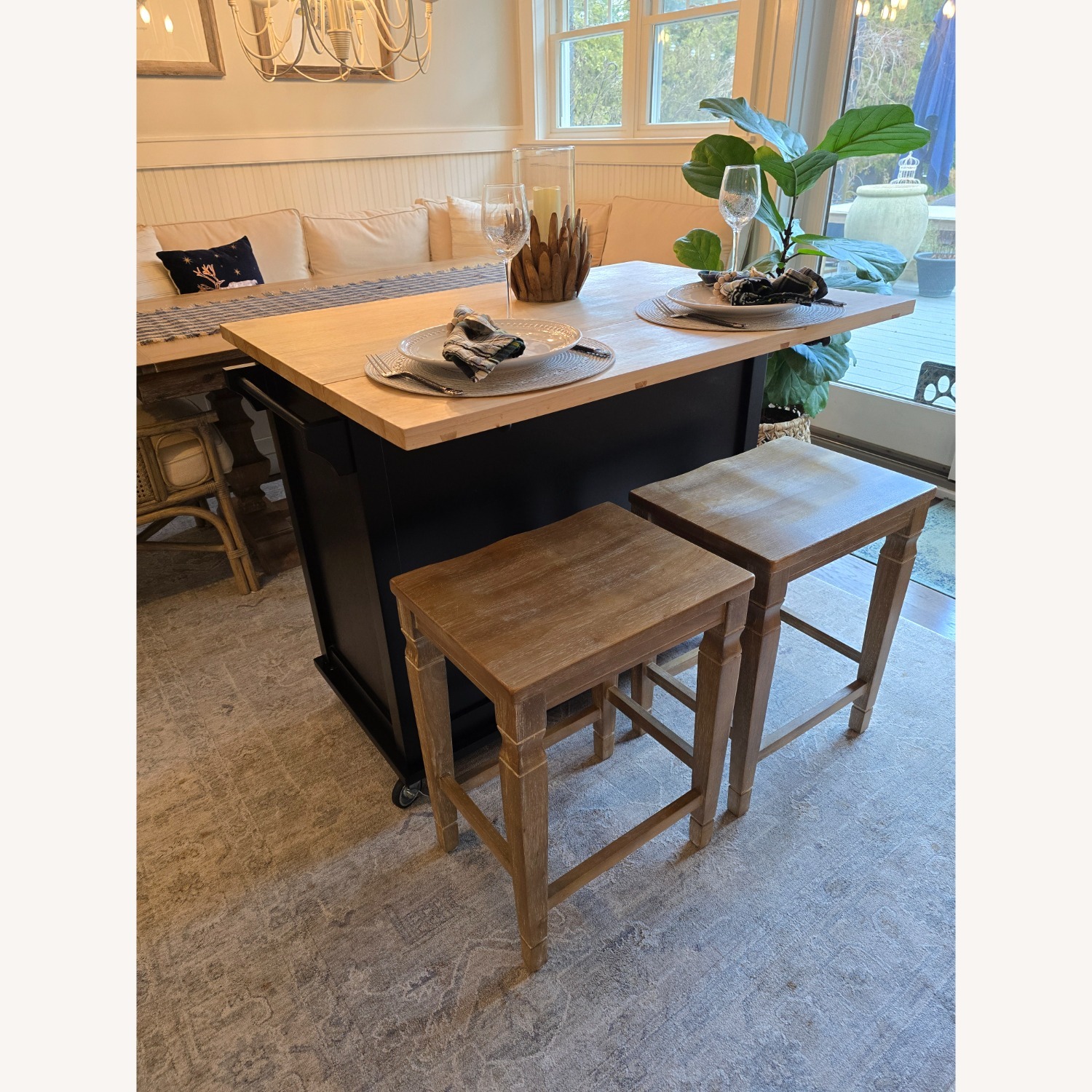 Crate & Barrel Belmont Kitchen Island - image-5