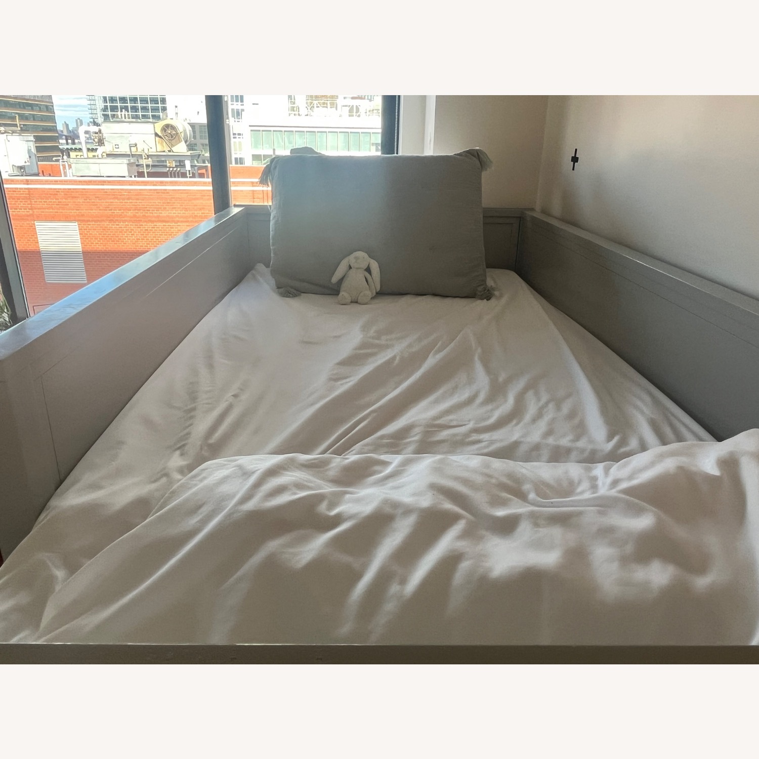 Crate & Barrel Small Space Twin Bunk Bed Gray - image-14