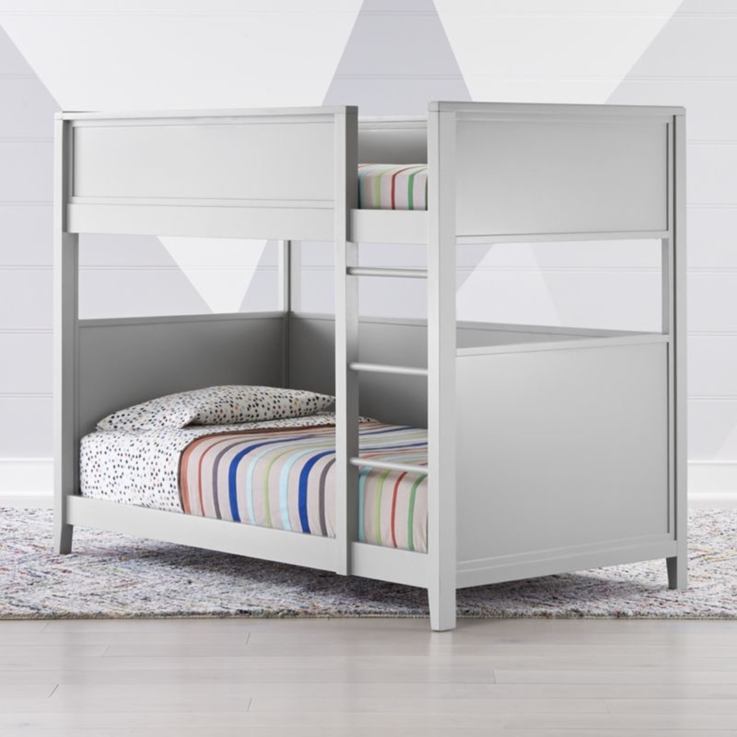 Crate & Barrel Small Space Twin Bunk Bed Gray - image-20