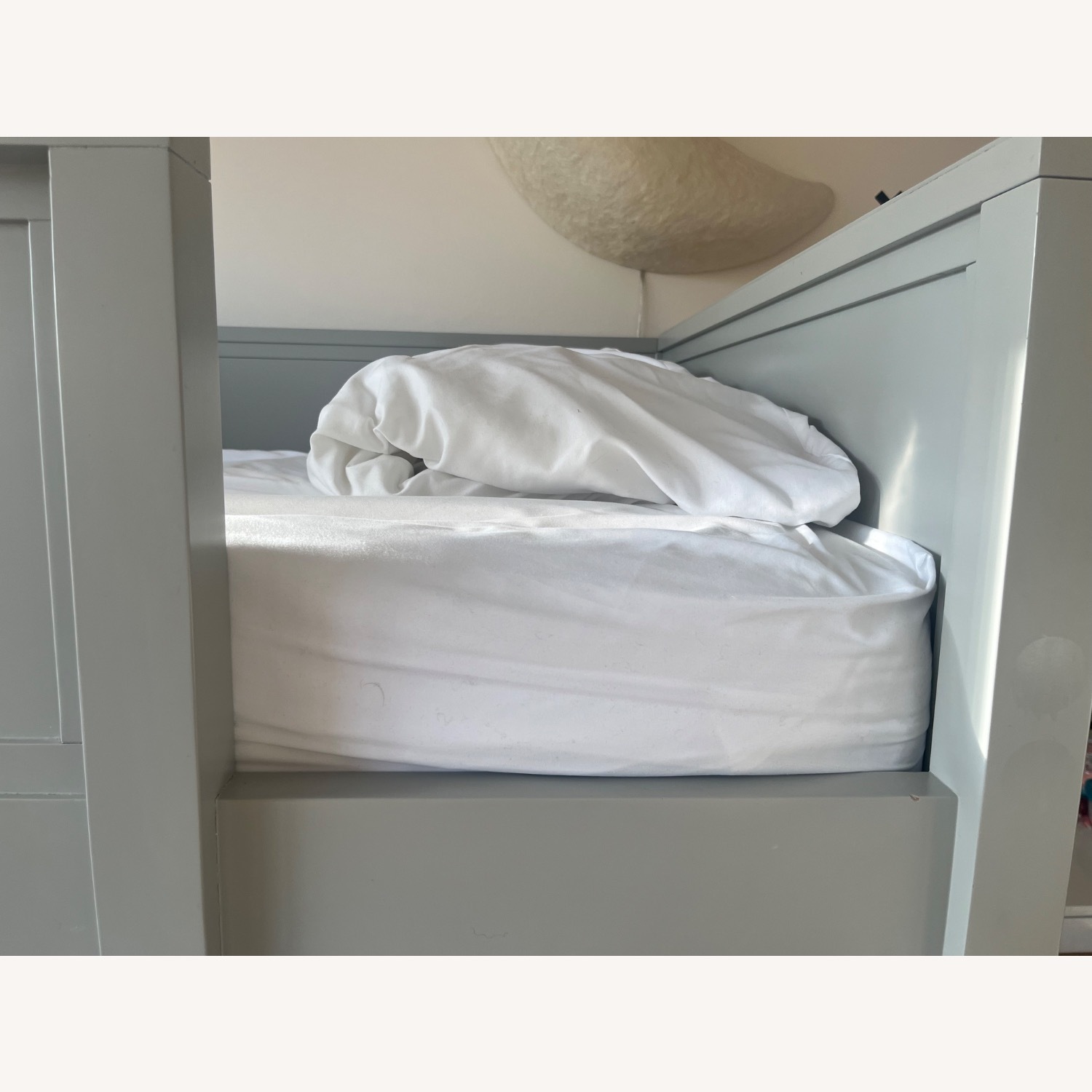 Crate & Barrel Small Space Twin Bunk Bed Gray - image-9