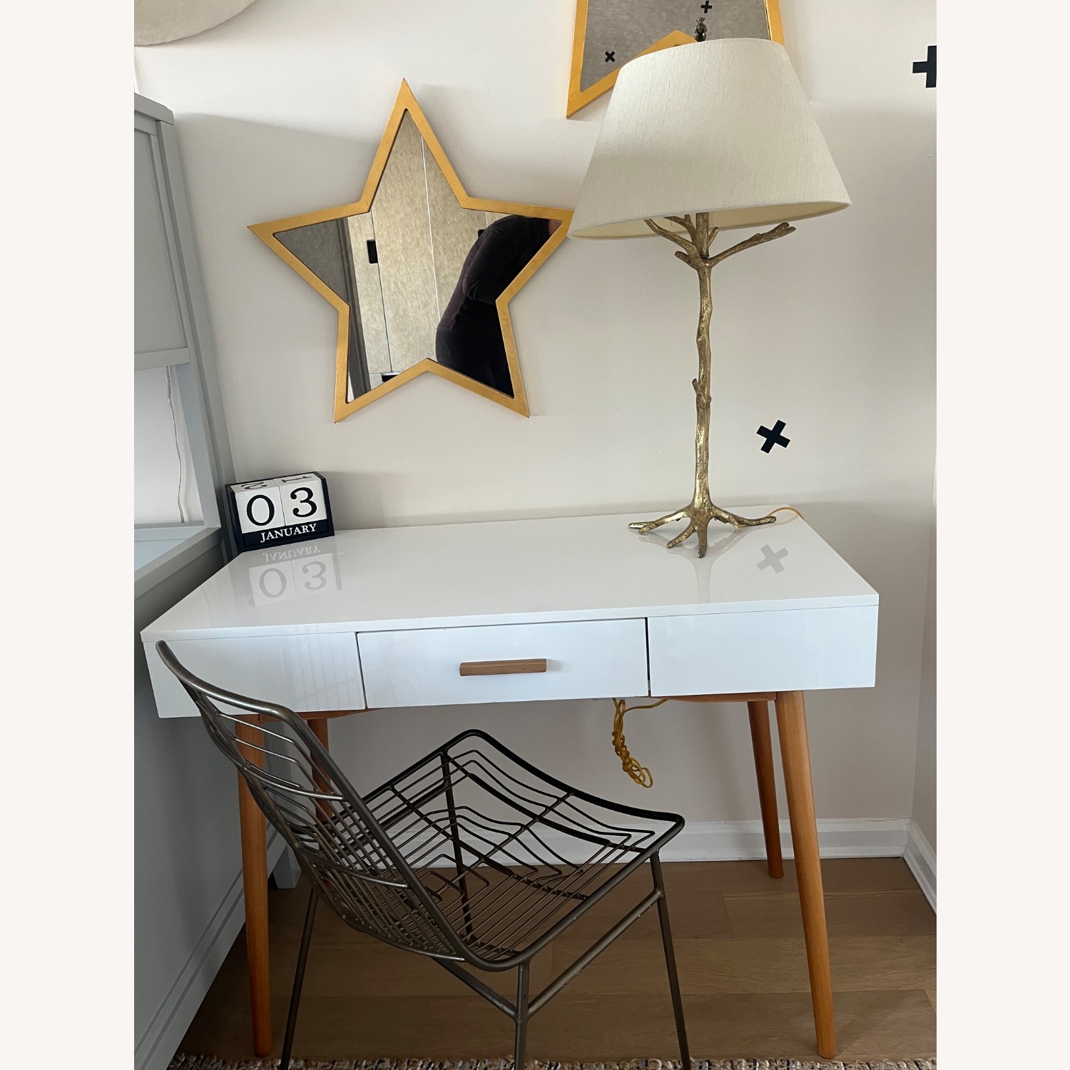 Convenience Concepts Oslo Desk White - image-5