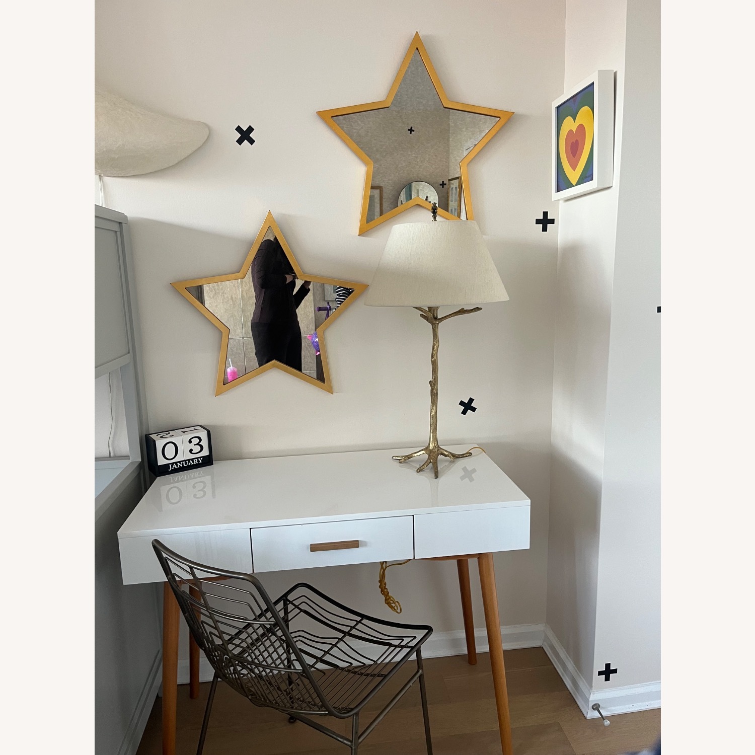 Convenience Concepts Oslo Desk White - image-6