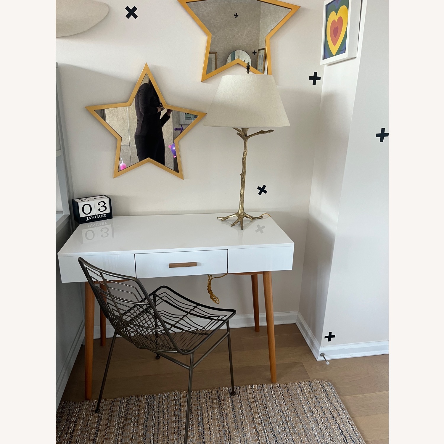 Convenience Concepts Oslo Desk White - image-4