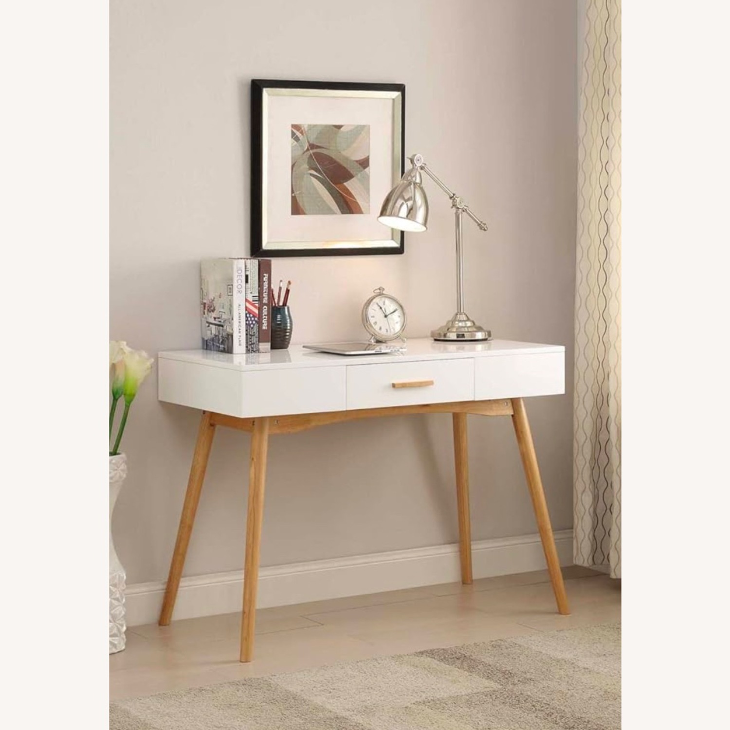 Convenience Concepts Oslo Desk White - image-3