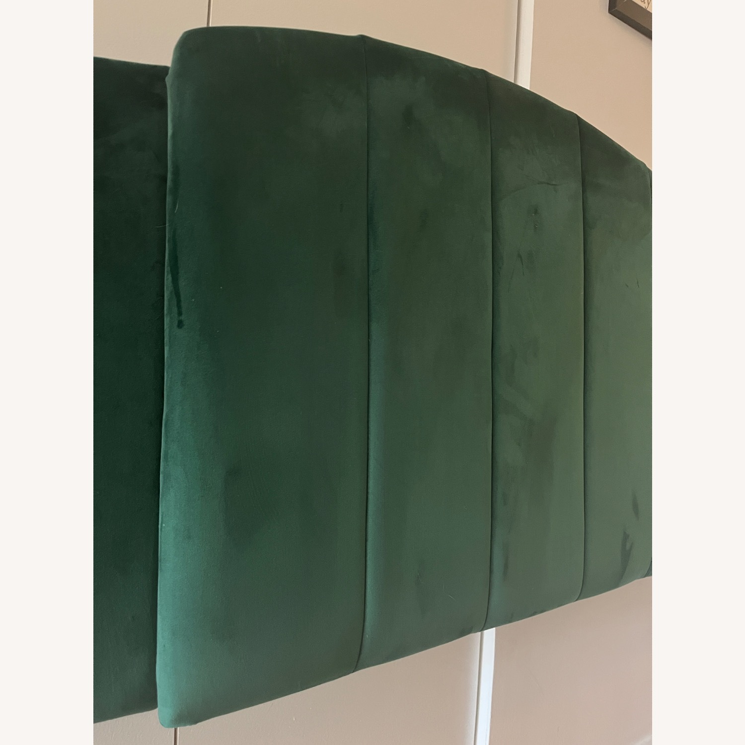 Green Velvet  Headboard  - image-3