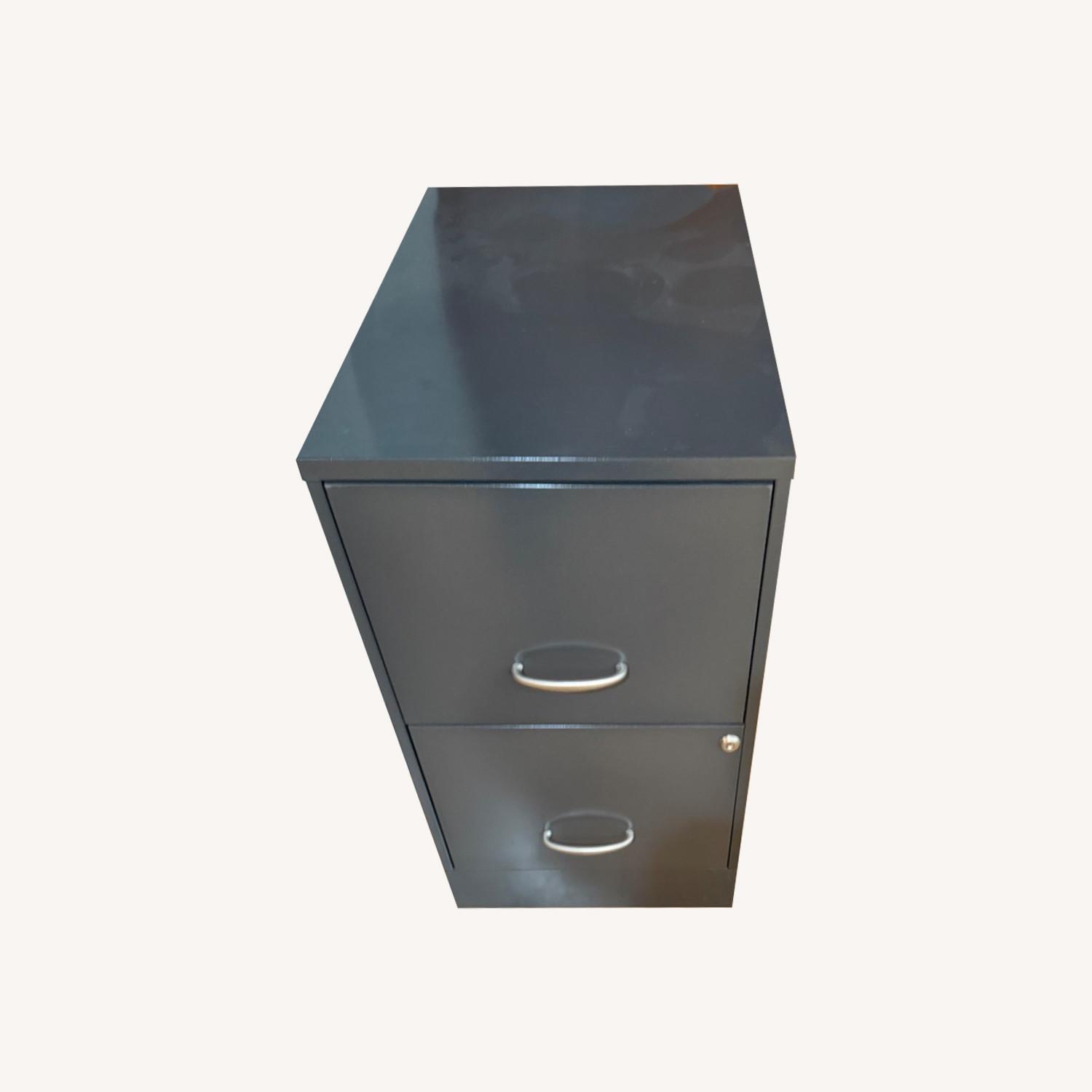 2 Drawer Office Filing Cabinet - image-0