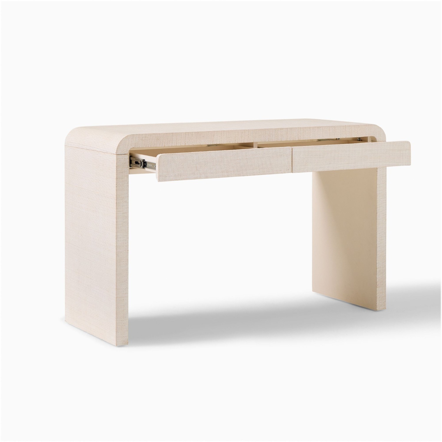 West Elm Solstice Painted Raffia Desk (48") - image-5