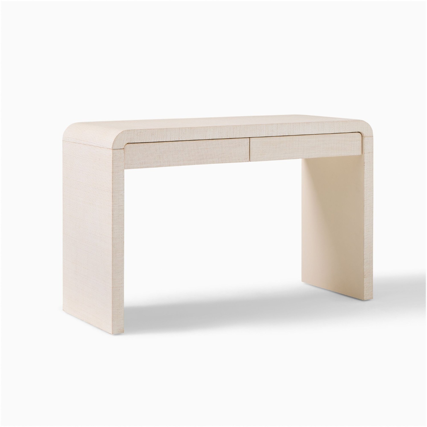 West Elm Solstice Painted Raffia Desk (48") - image-8