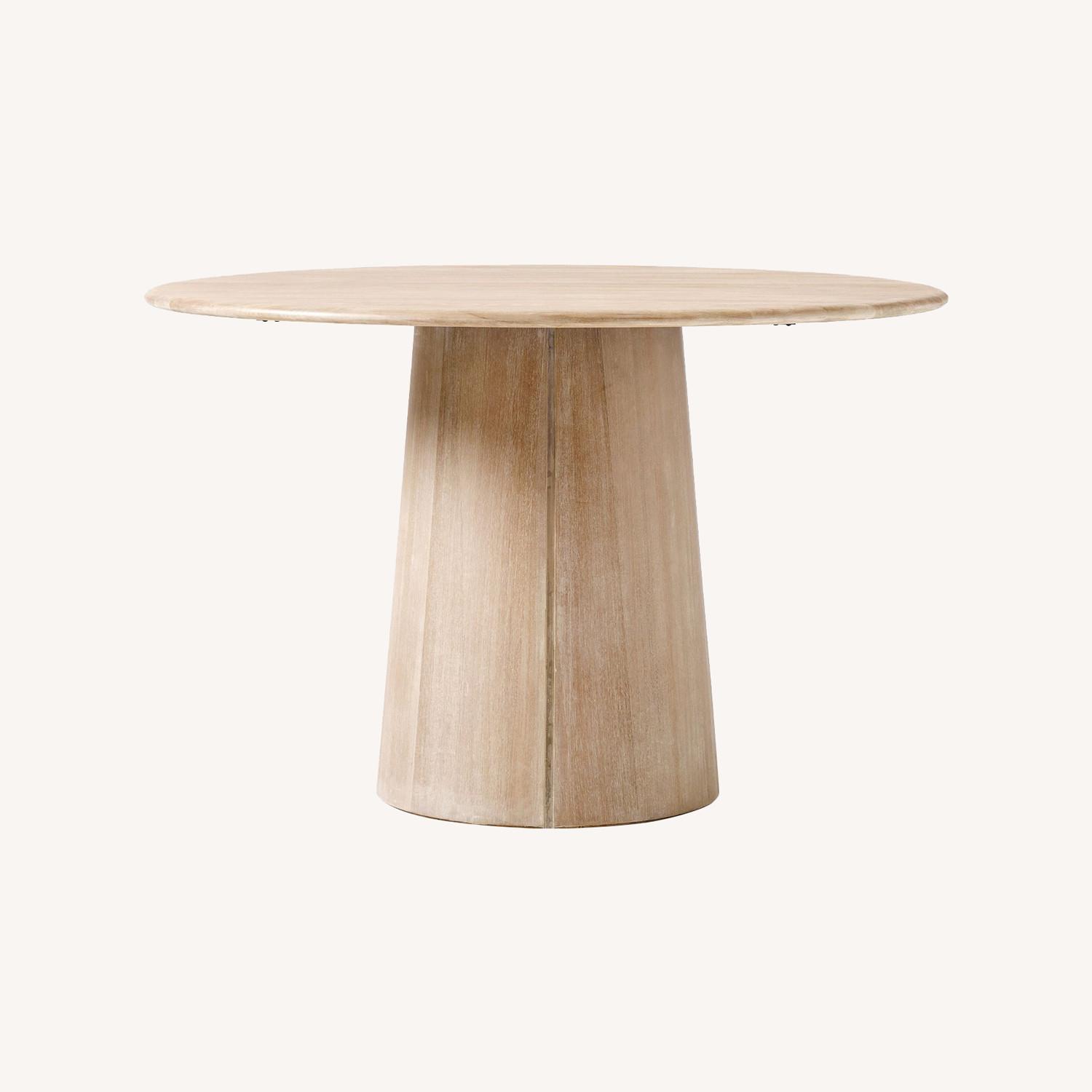 West Elm Anton Round Pedestal Dining Table - image-0