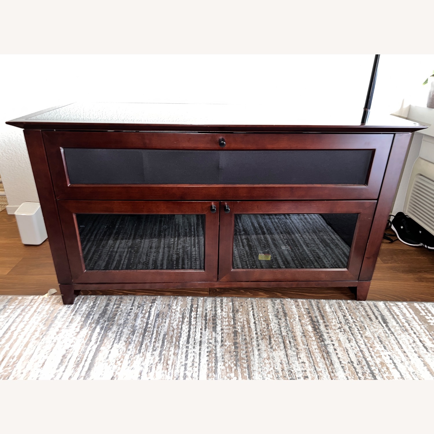 BDI Mahogany TV Console/Entertainment Center - image-1