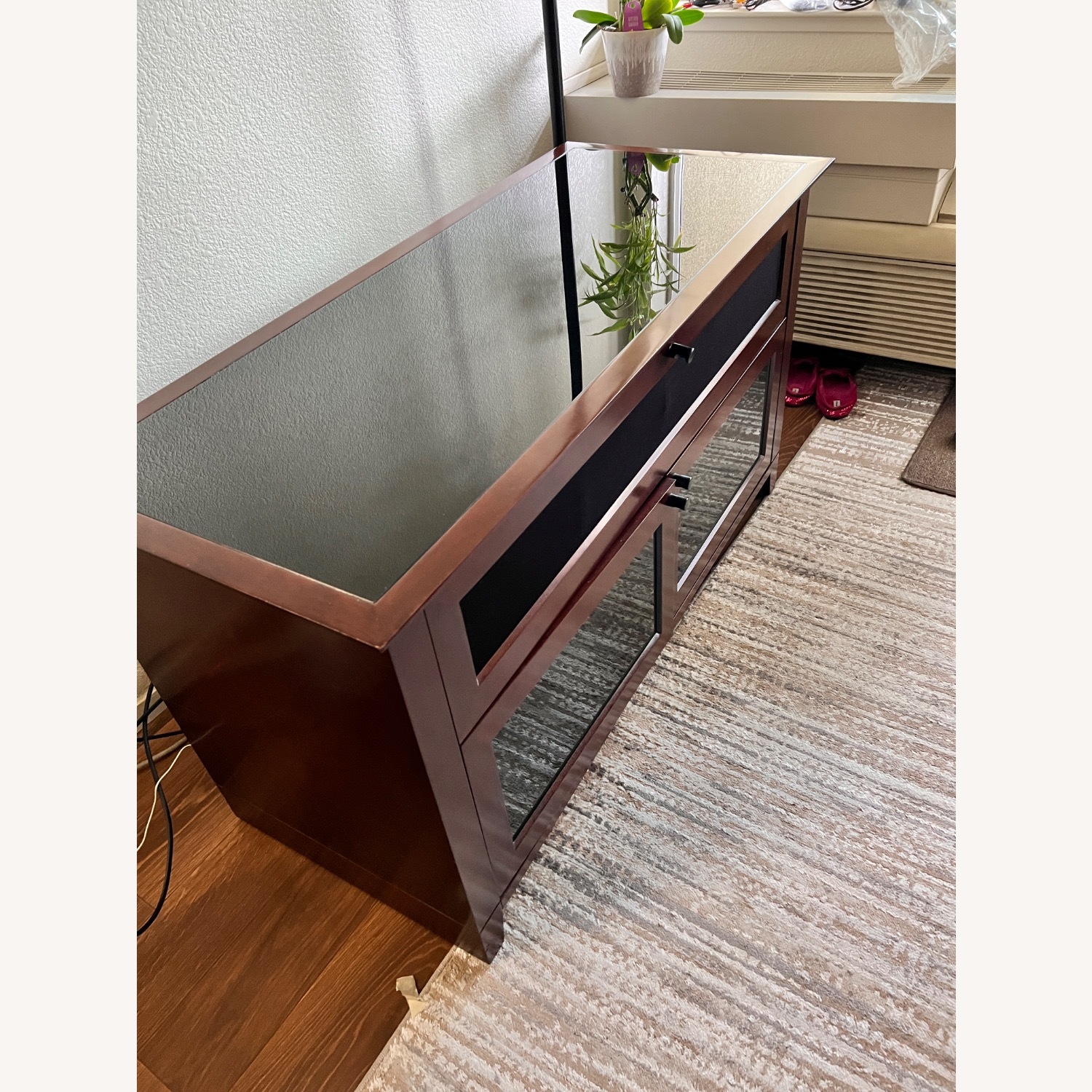 BDI Mahogany TV Console/Entertainment Center - image-3