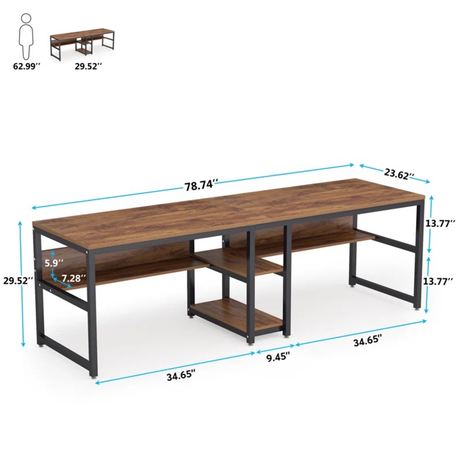 Rigueiro Double Desk  - image-7