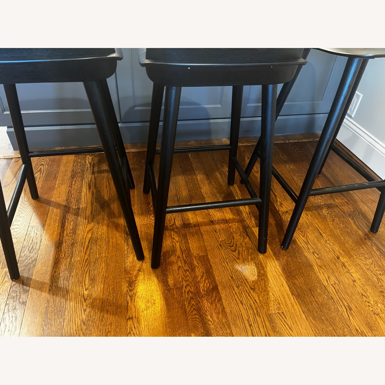 Muuto Three Black Counter-Height Nerd Stools by Muuto - image-5