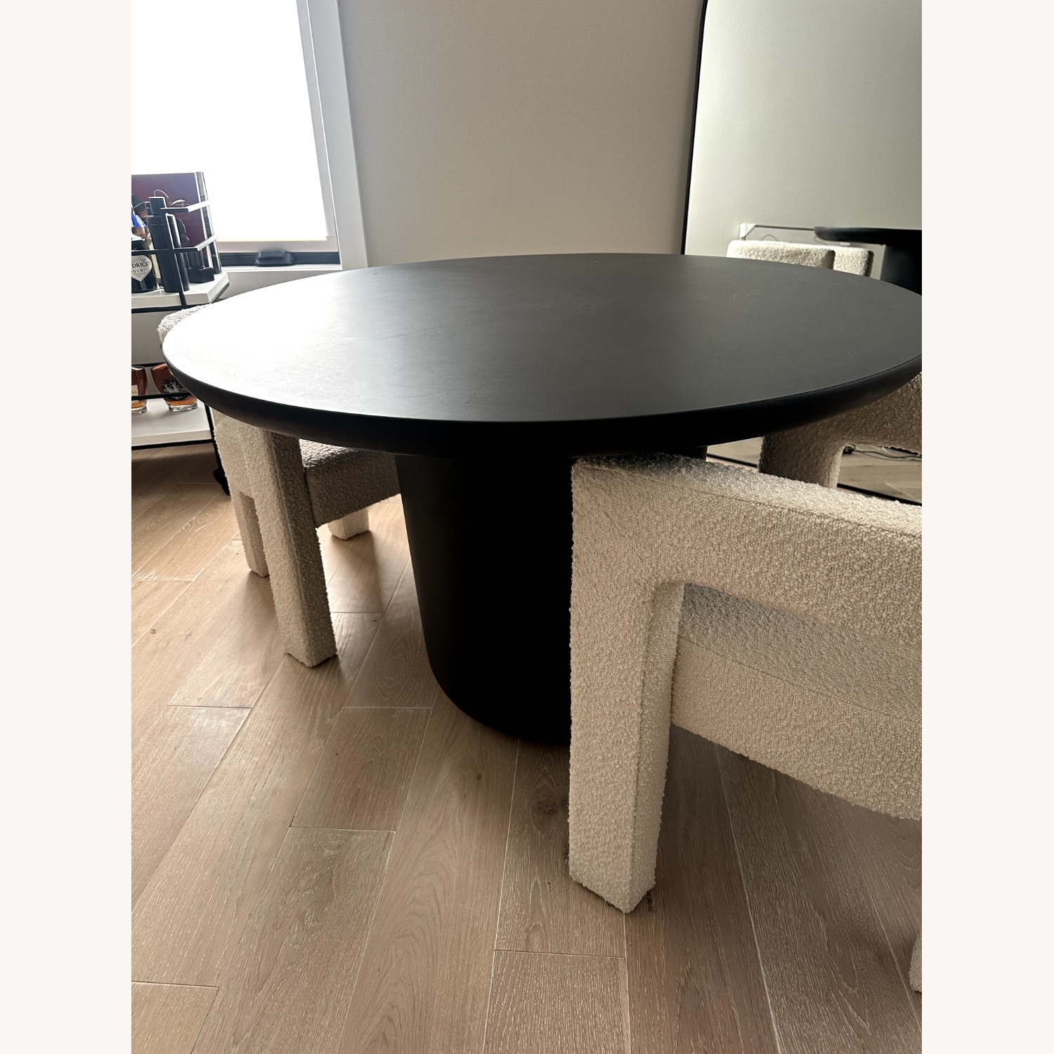 CB2 Lola Black Dining Table  - image-3