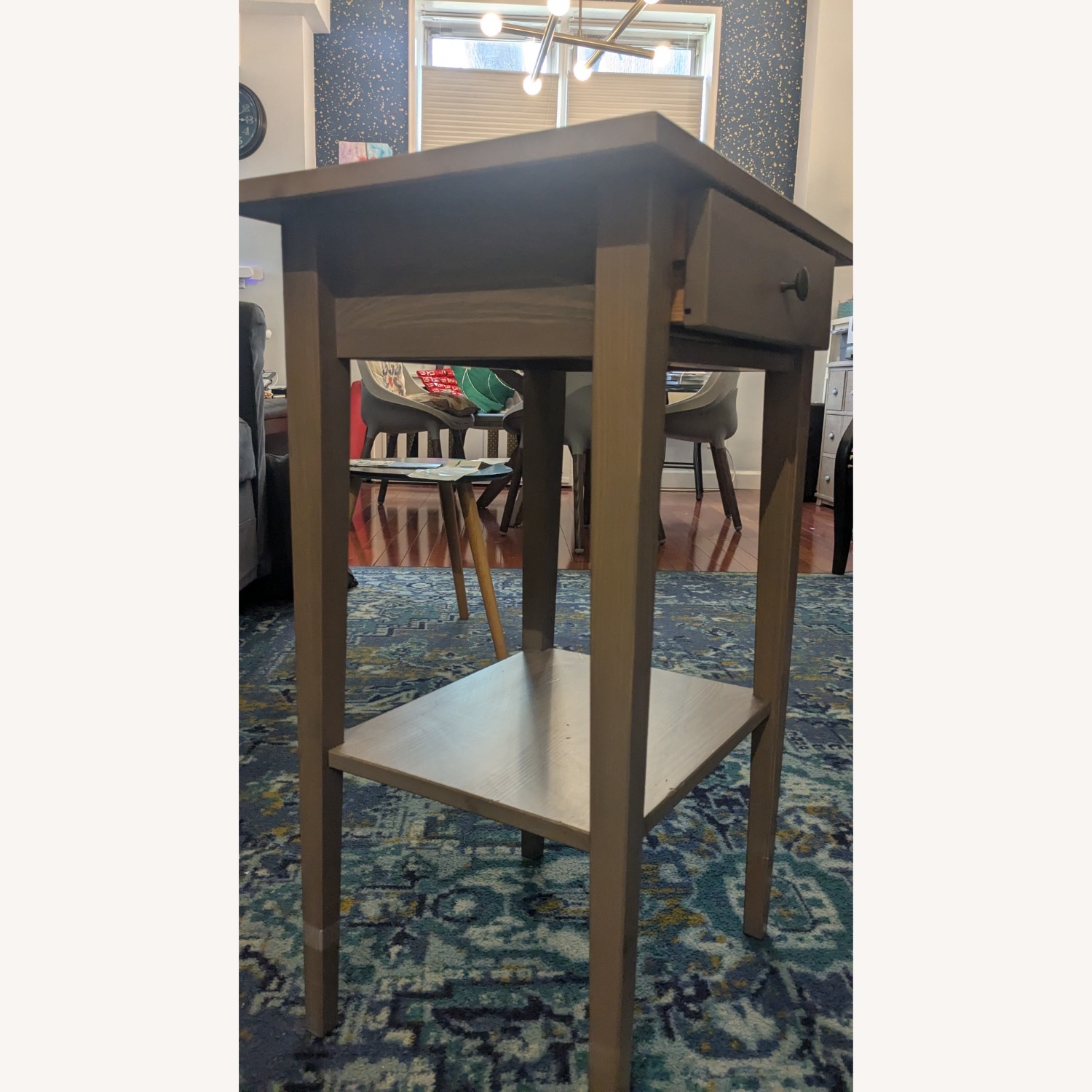 IKEA Hemnes Nightstand  Gray - image-2