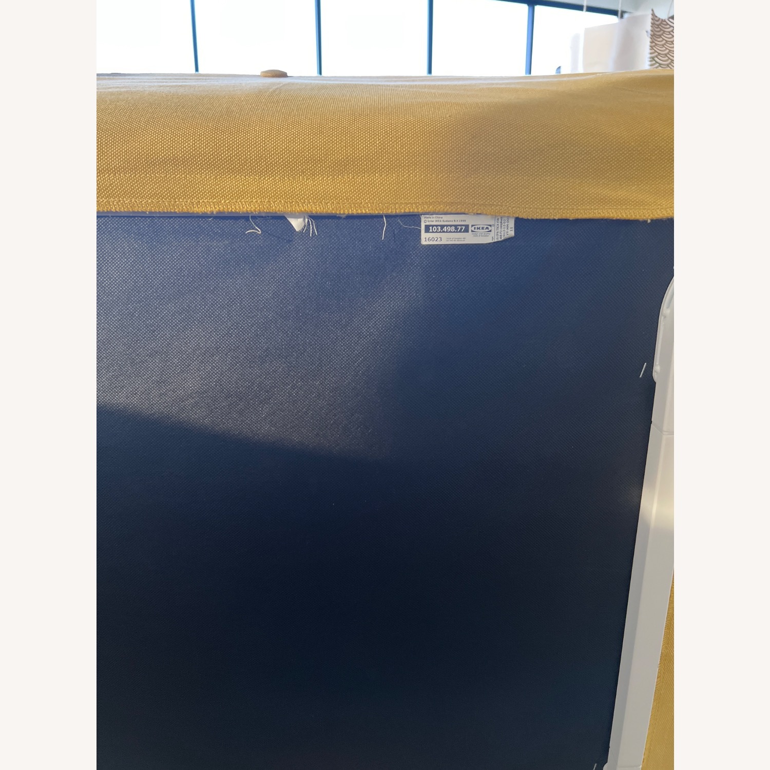 IKEA KOARP Armchair - Yellow White Metal Legs - image-9