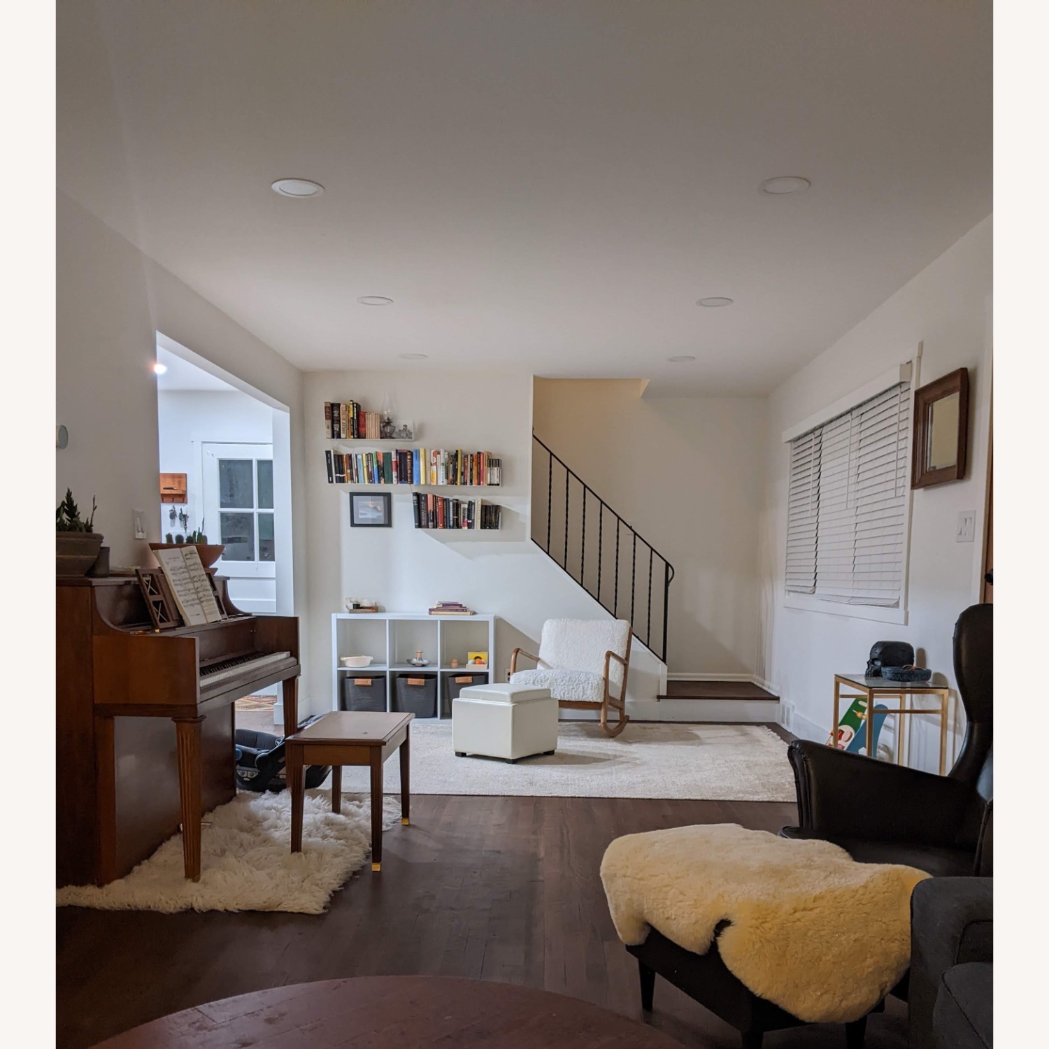 Pottery Barn Prism Hand Woven Performance Rug, Wheat 8X10 - image-3