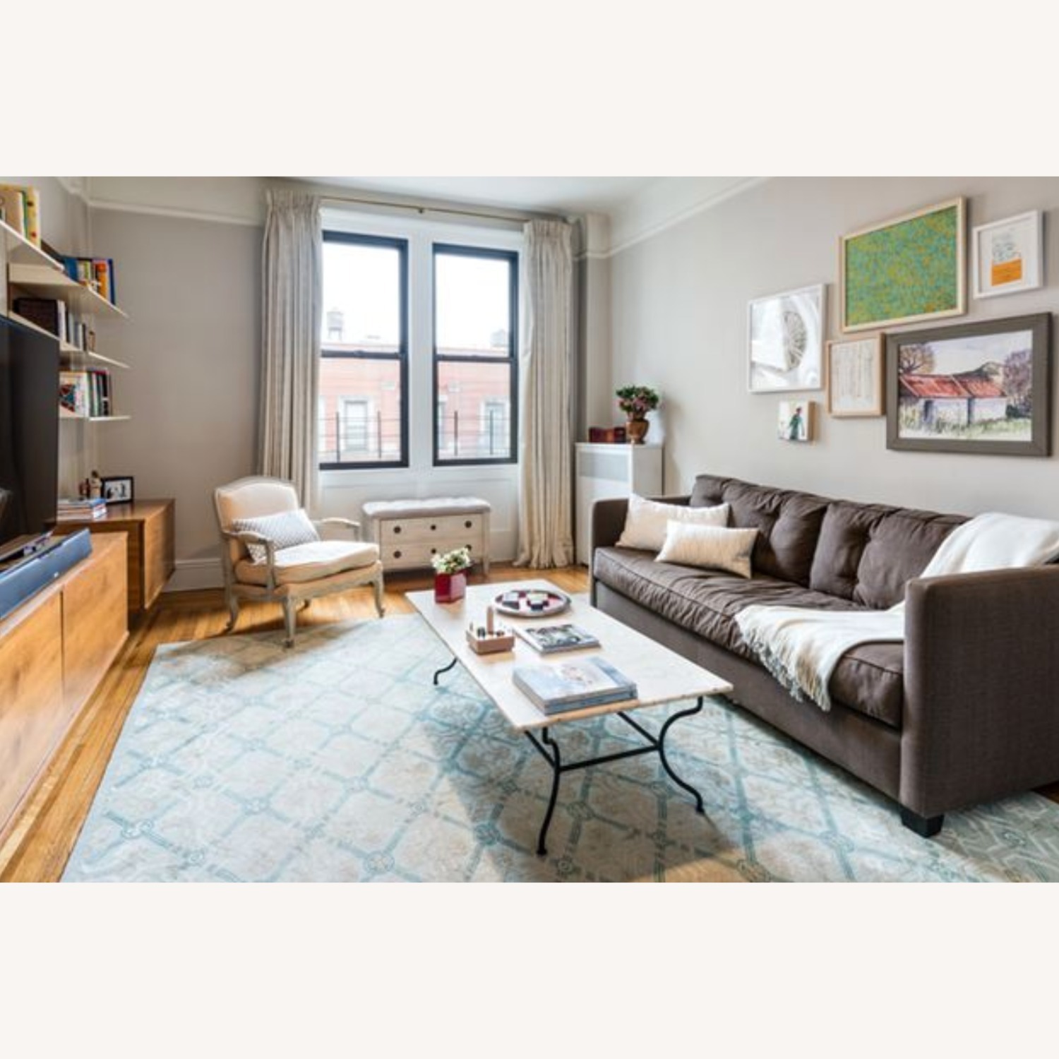 ABC Carpet and Home Marble Coffee Table - Thumbnail 3