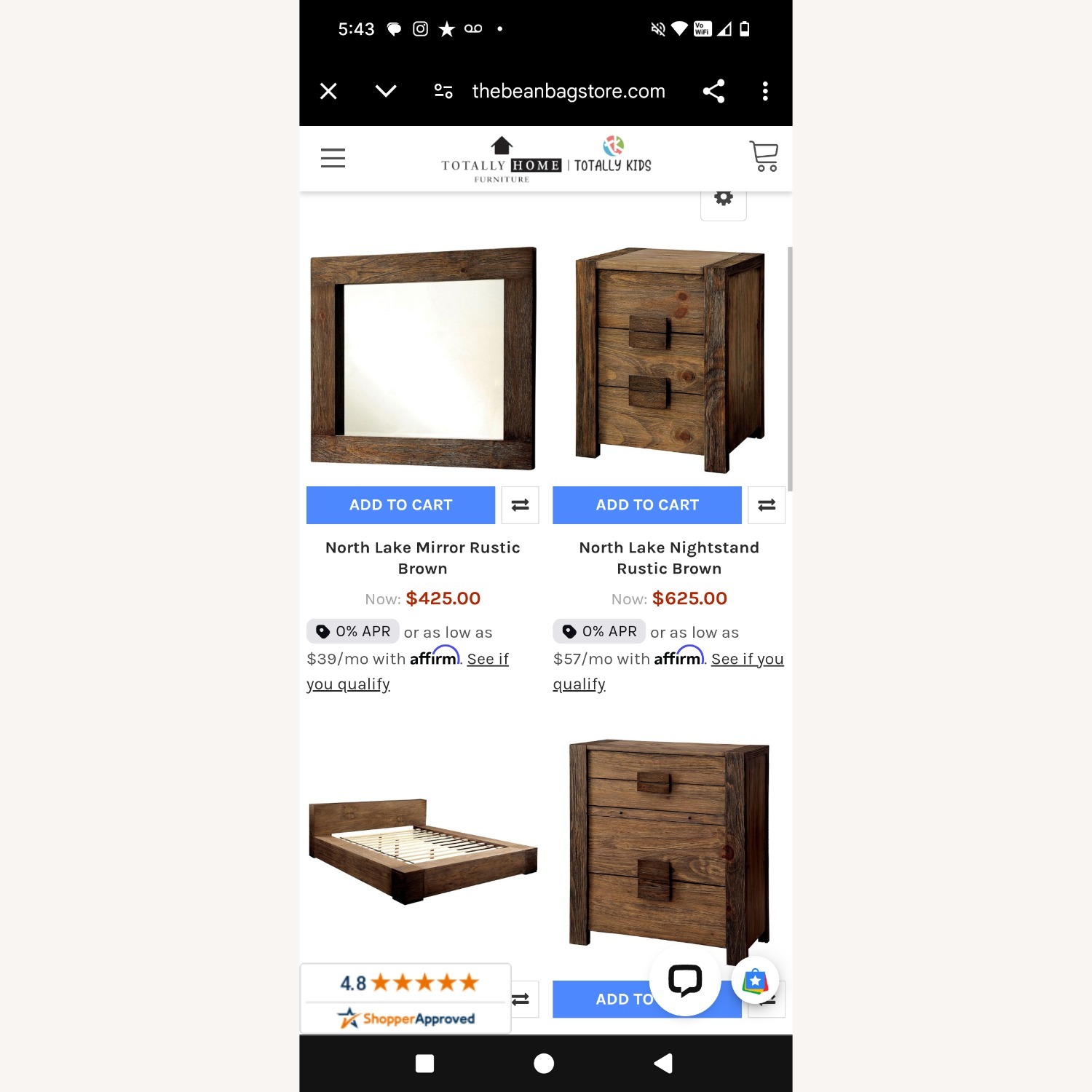 Furniture of America Janeiro 3 Drawer Nightstand - image-14