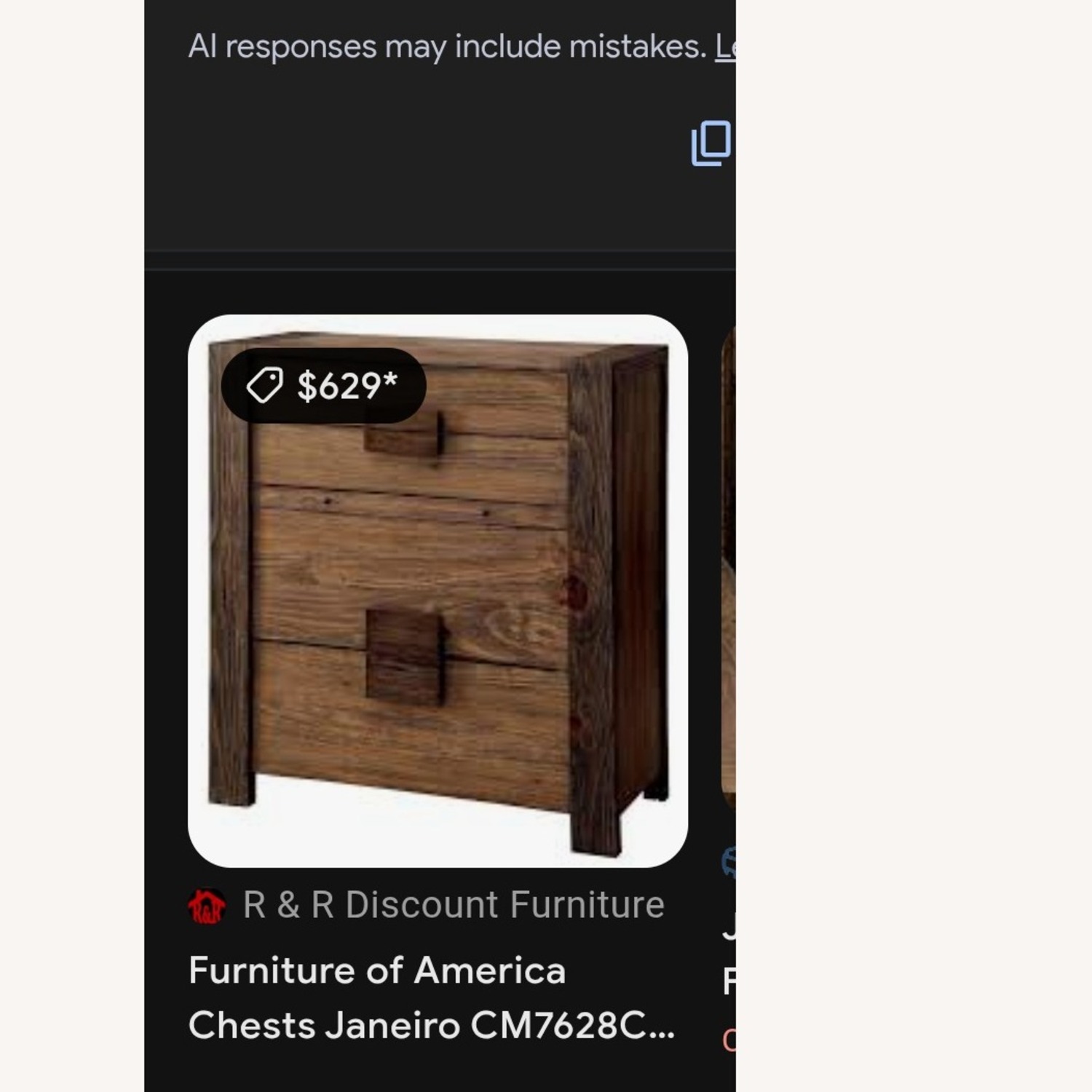 Furniture of America Janeiro 3 Drawer Nightstand - image-16