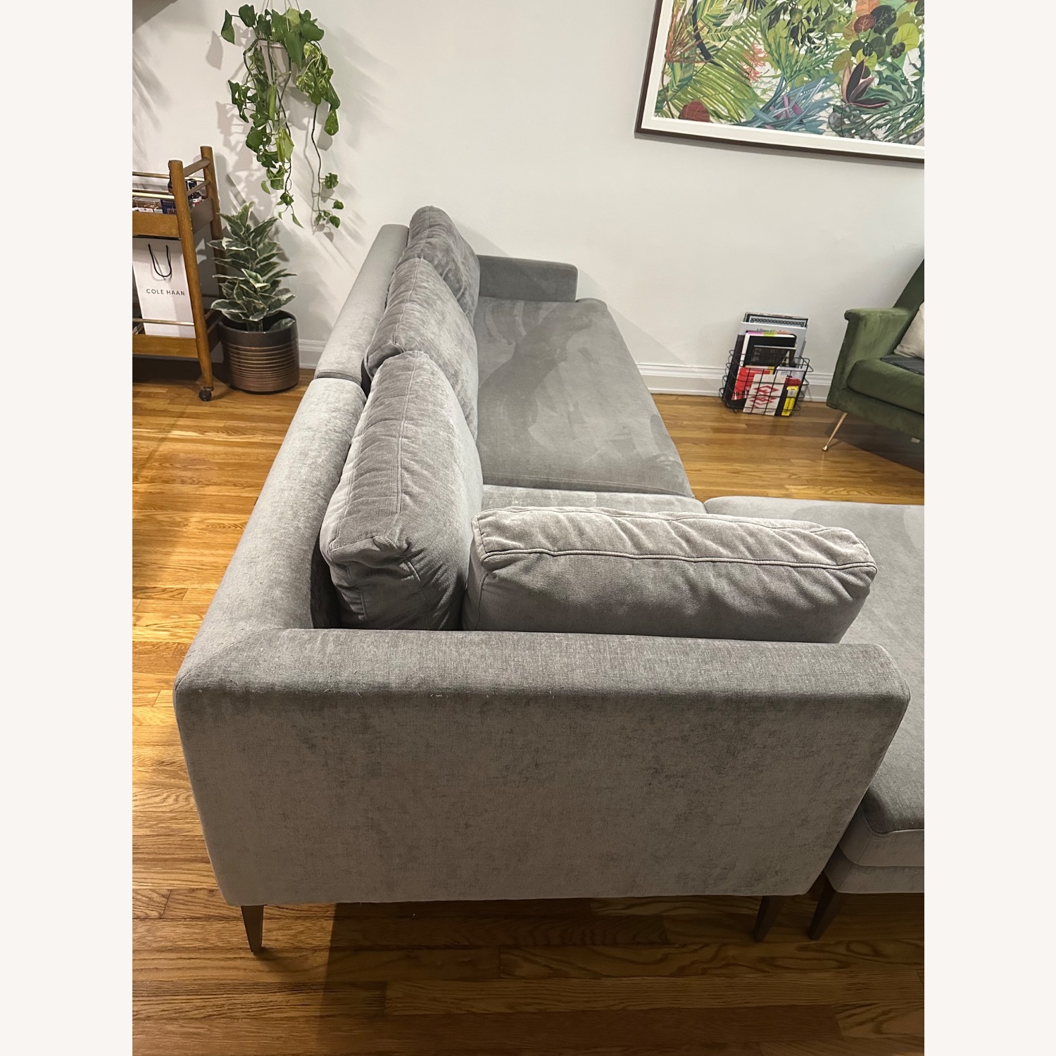 West Elm Andes 3-pc Sectional (Gray) - image-6