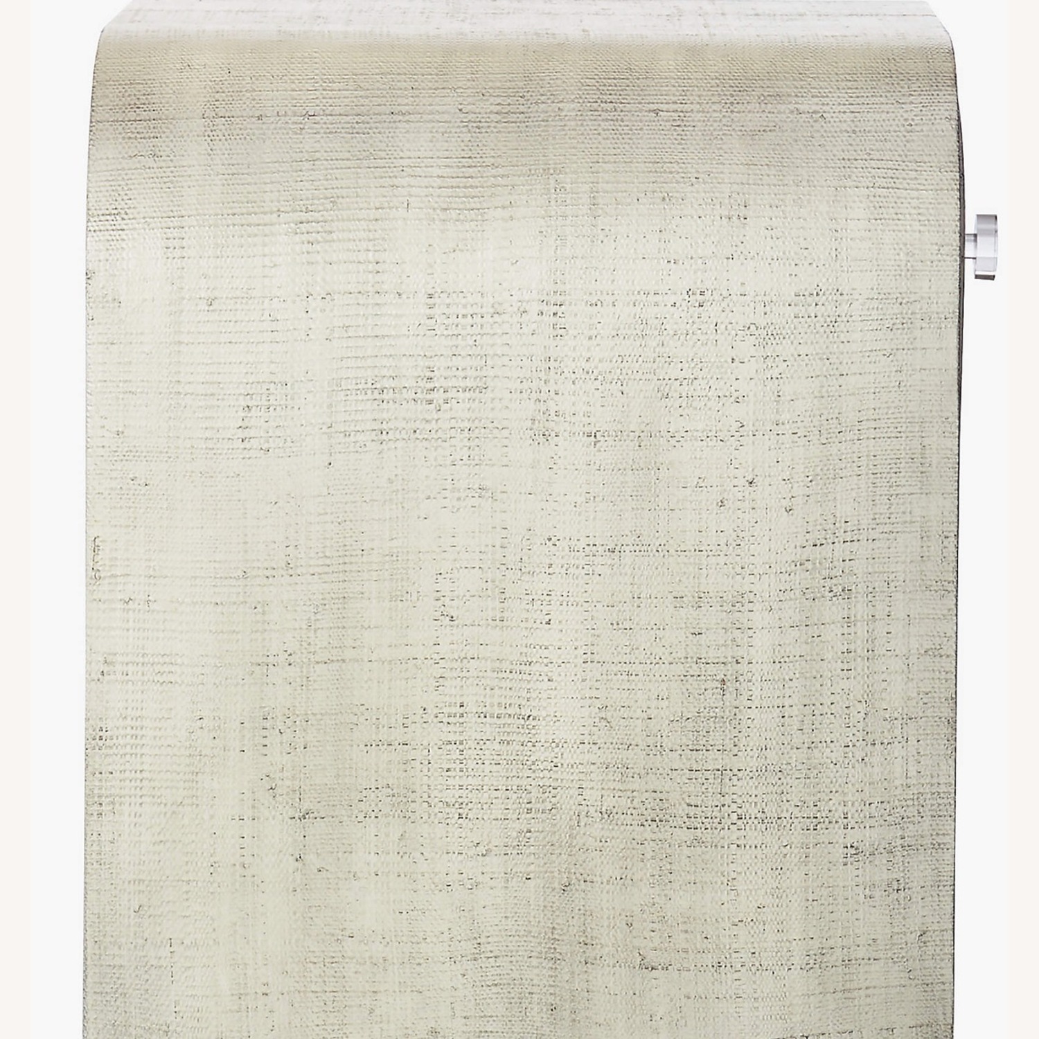 CB2 Set of Archer White Lacquered Linen Nightstand with Drawer - image-2