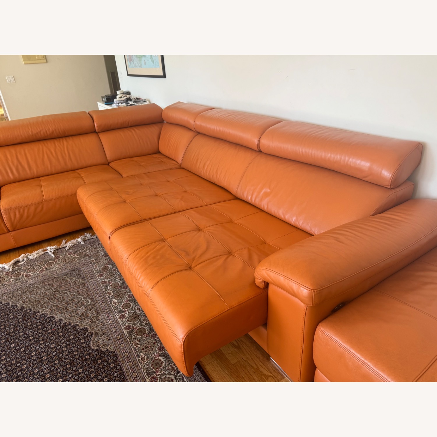 Italian Leather Sectional - image-4