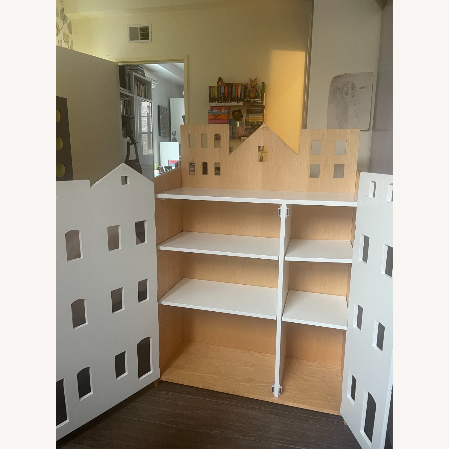 Land of Nod Brownstone Bookcase - image-3