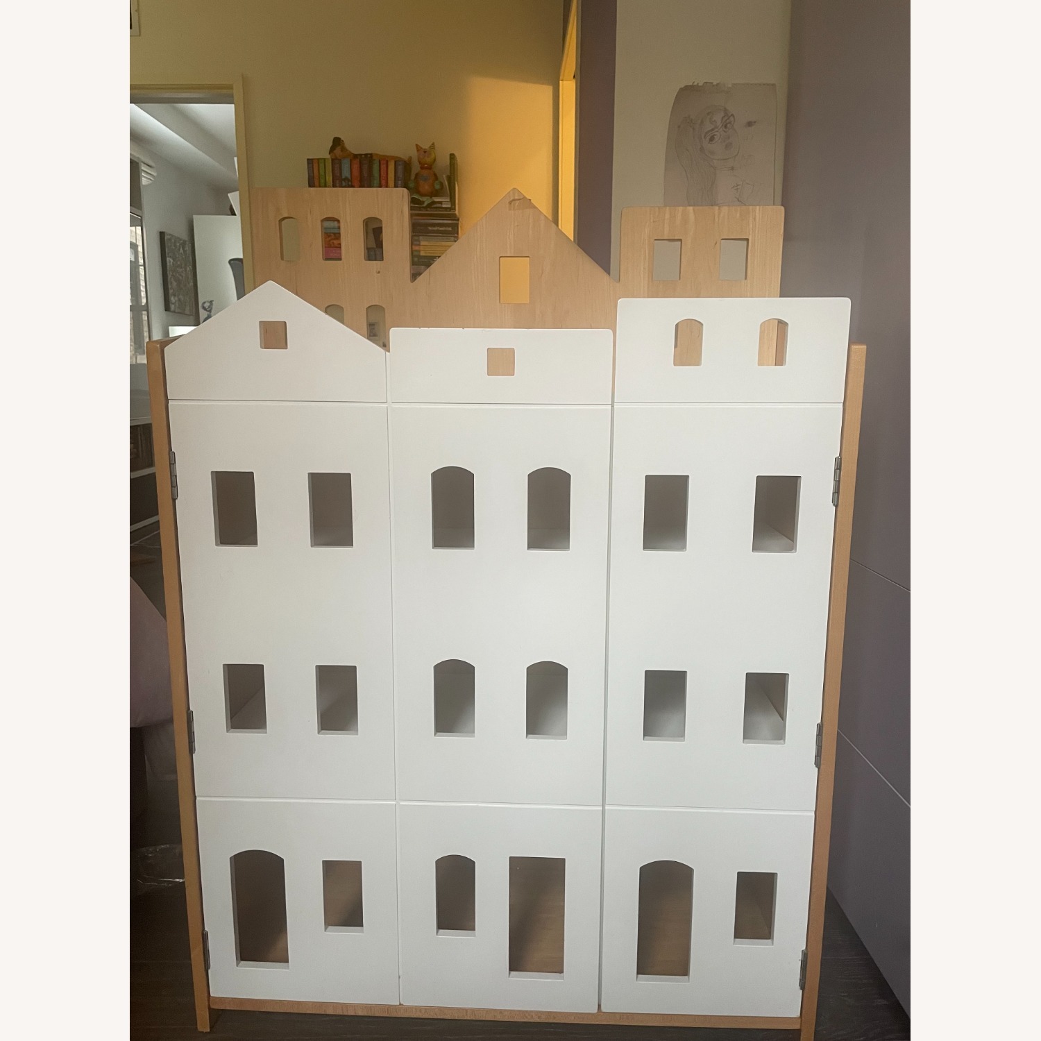 Land of Nod Brownstone Bookcase - image-1