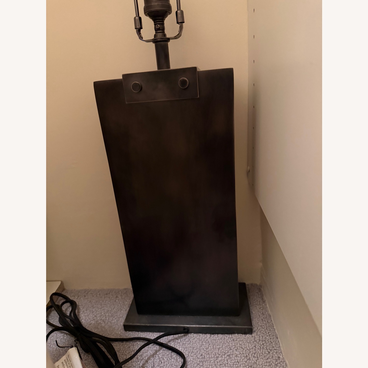 Restoration Hardware Rectangular Column Table Lamp - image-6
