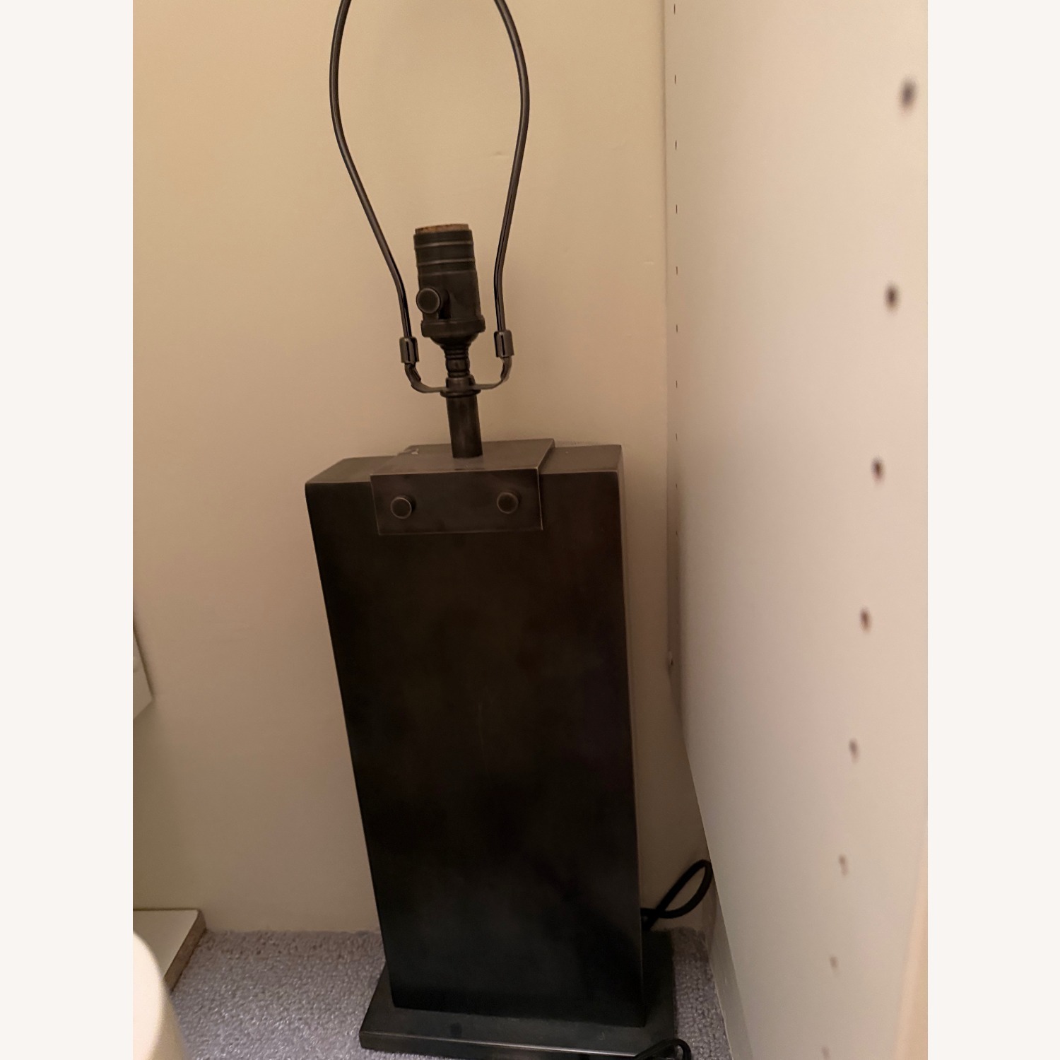 Restoration Hardware Rectangular Column Table Lamp - image-5