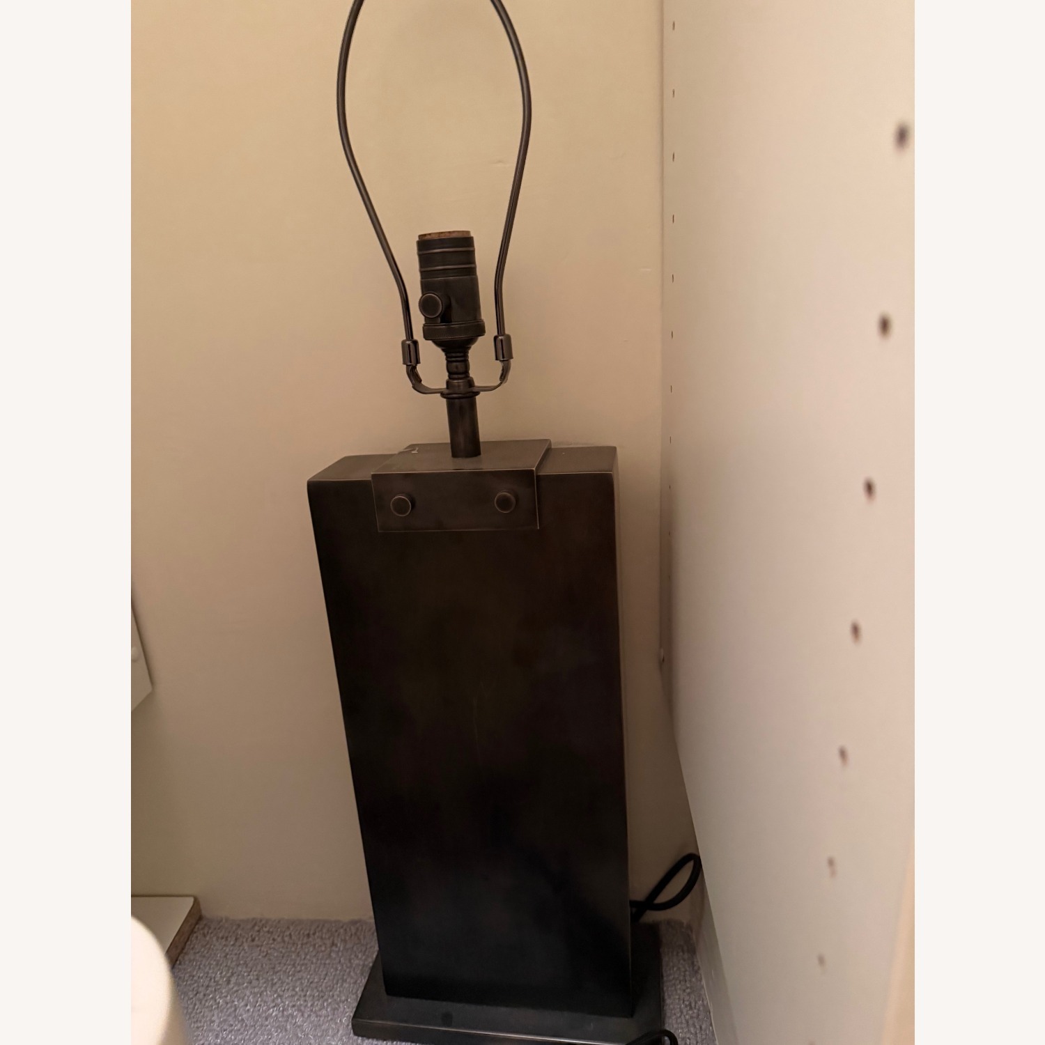 Restoration Hardware Rectangular Column Table Lamp - image-4