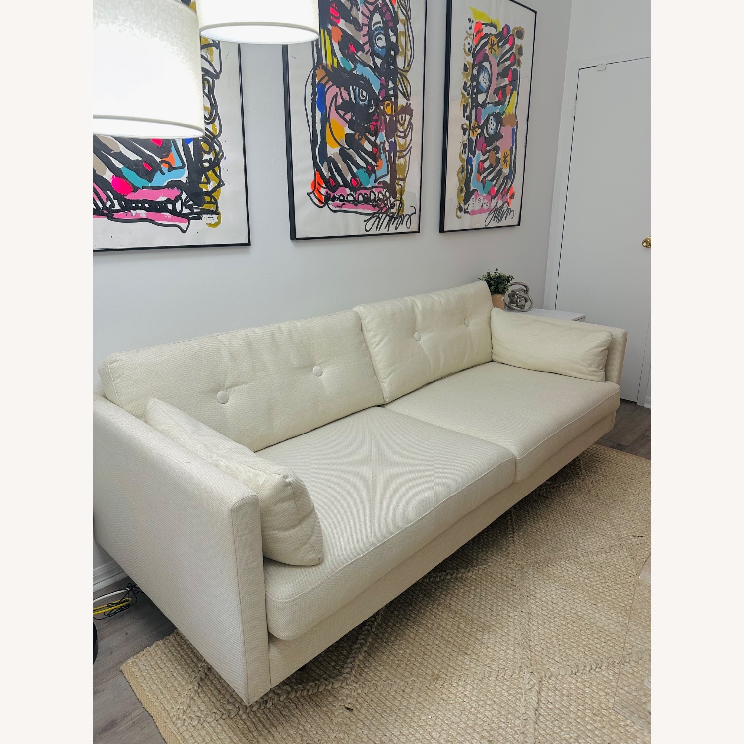 Article 82” Anton Sofa - Limestone - image-4