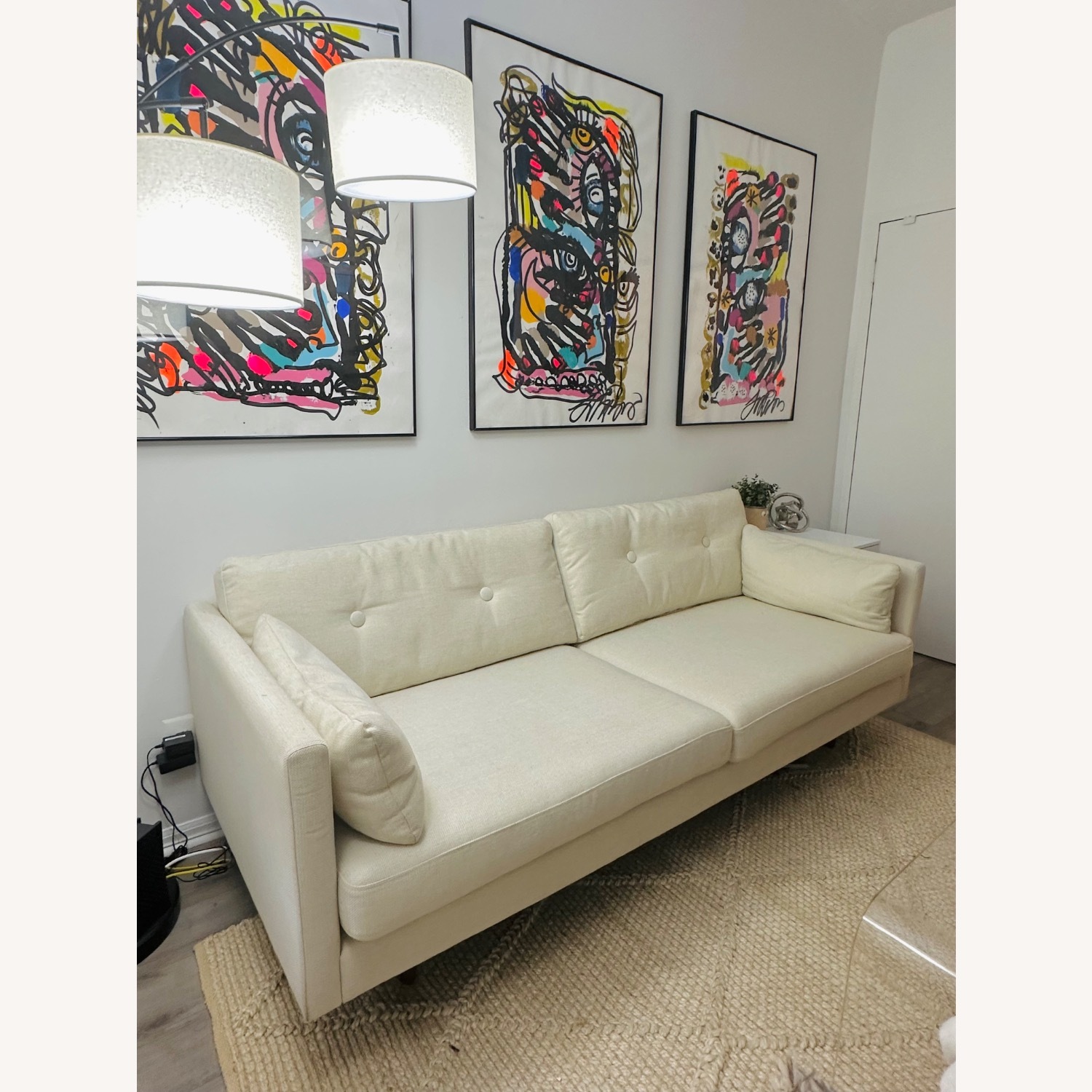 Article 82” Anton Sofa - Limestone - image-5