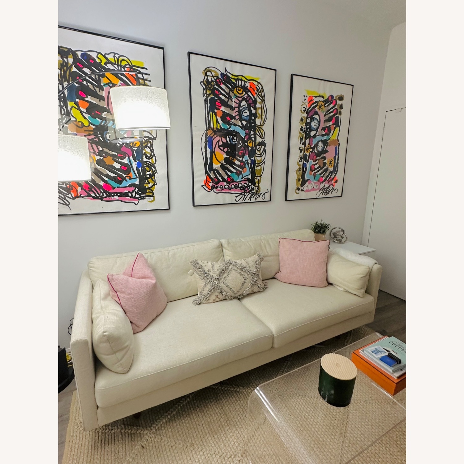 Article 82” Anton Sofa - Limestone - image-6