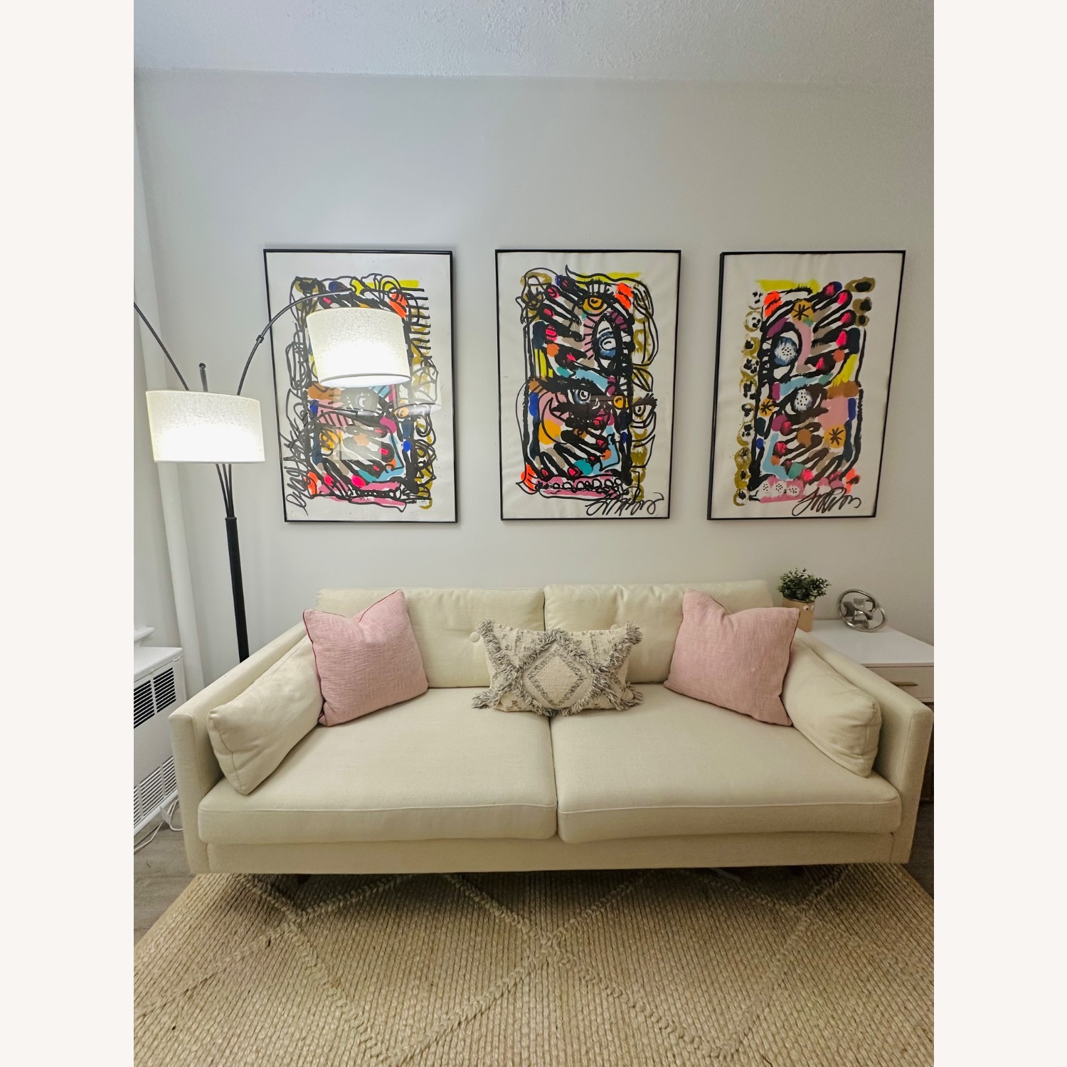 Article 82” Anton Sofa - Limestone - image-2