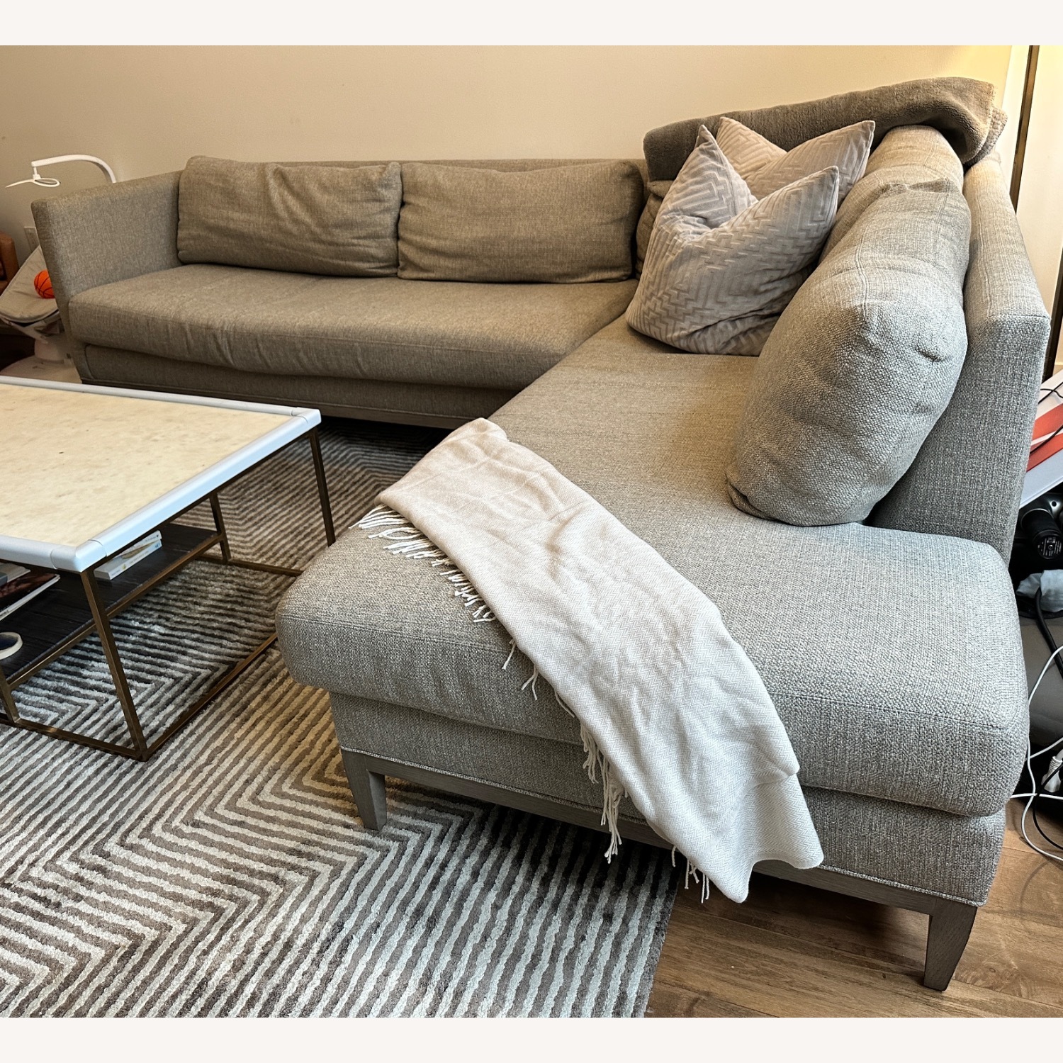 Lee Industries High-Quality Slipcovered Sectional  - image-2