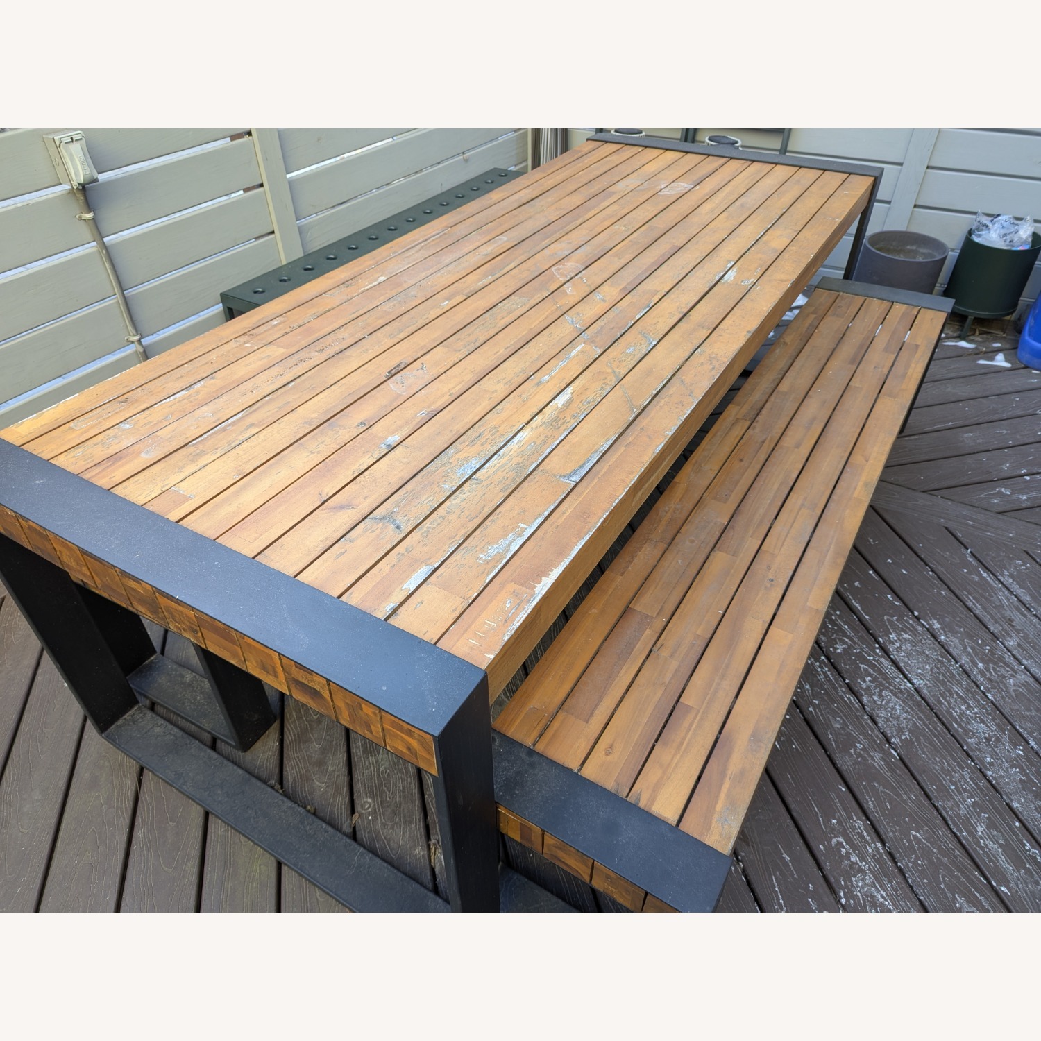 Article Lubek Outdoor Dining Set for 8 - Tuscan Brown - image-1