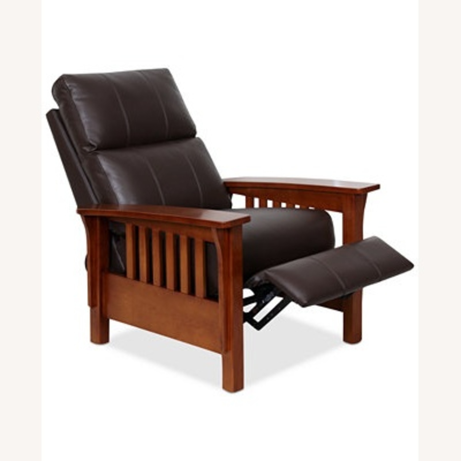 Macy's Harrison Leather Pushback Recliner - image-0