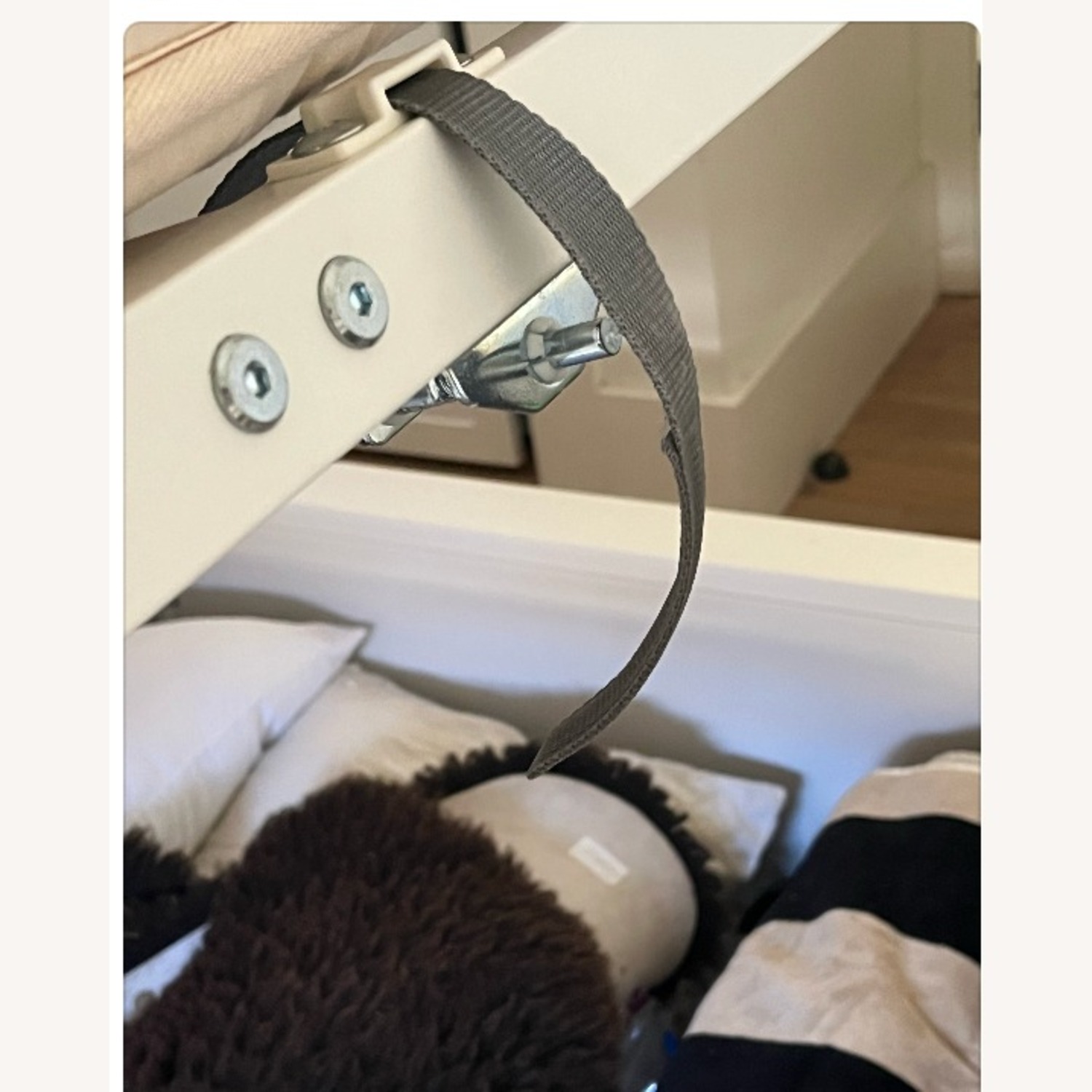 IKEA MALM Queen White Pull Up Storage Bed - image-6