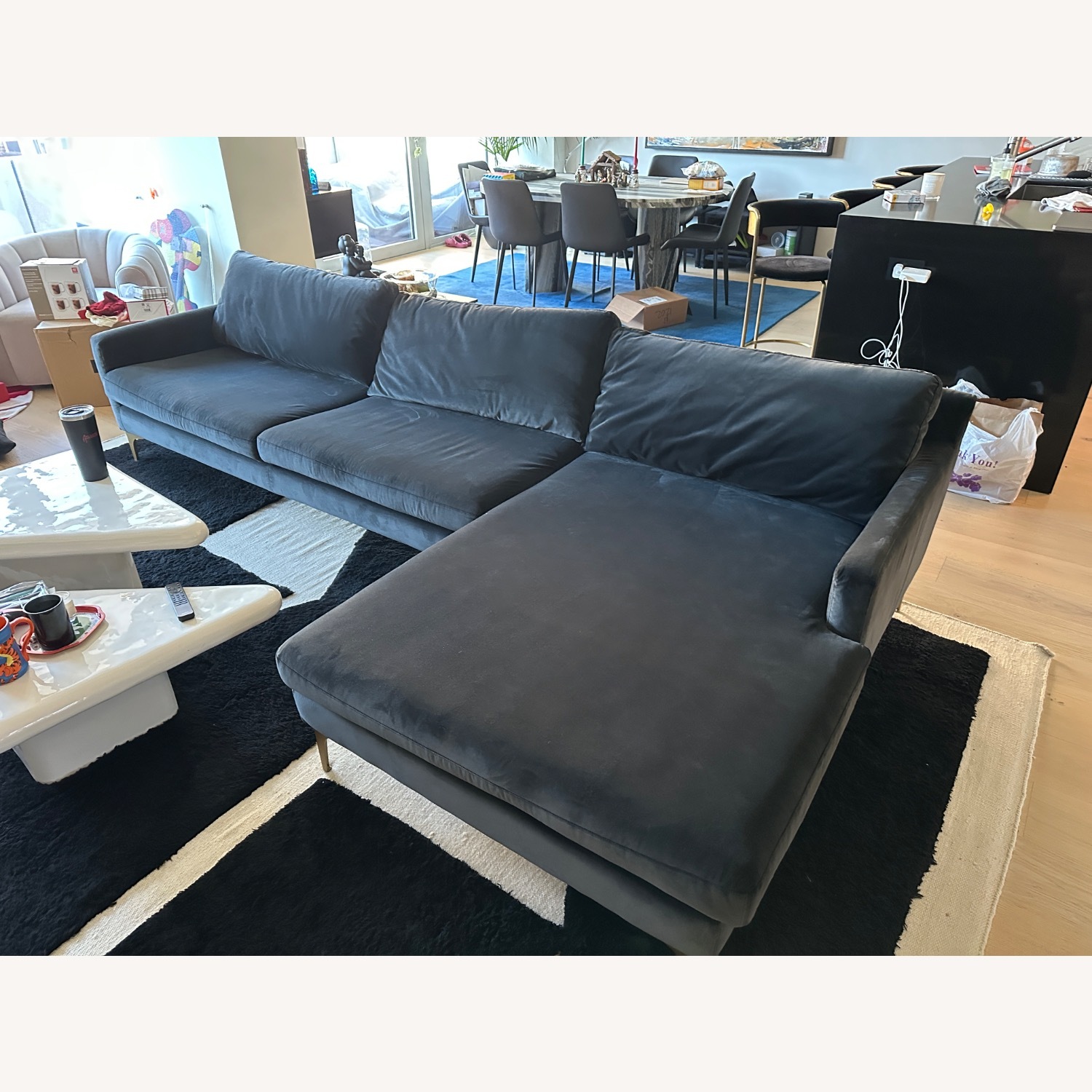 AllModern Jones 2 Piece Chaise Sectional  - image-4