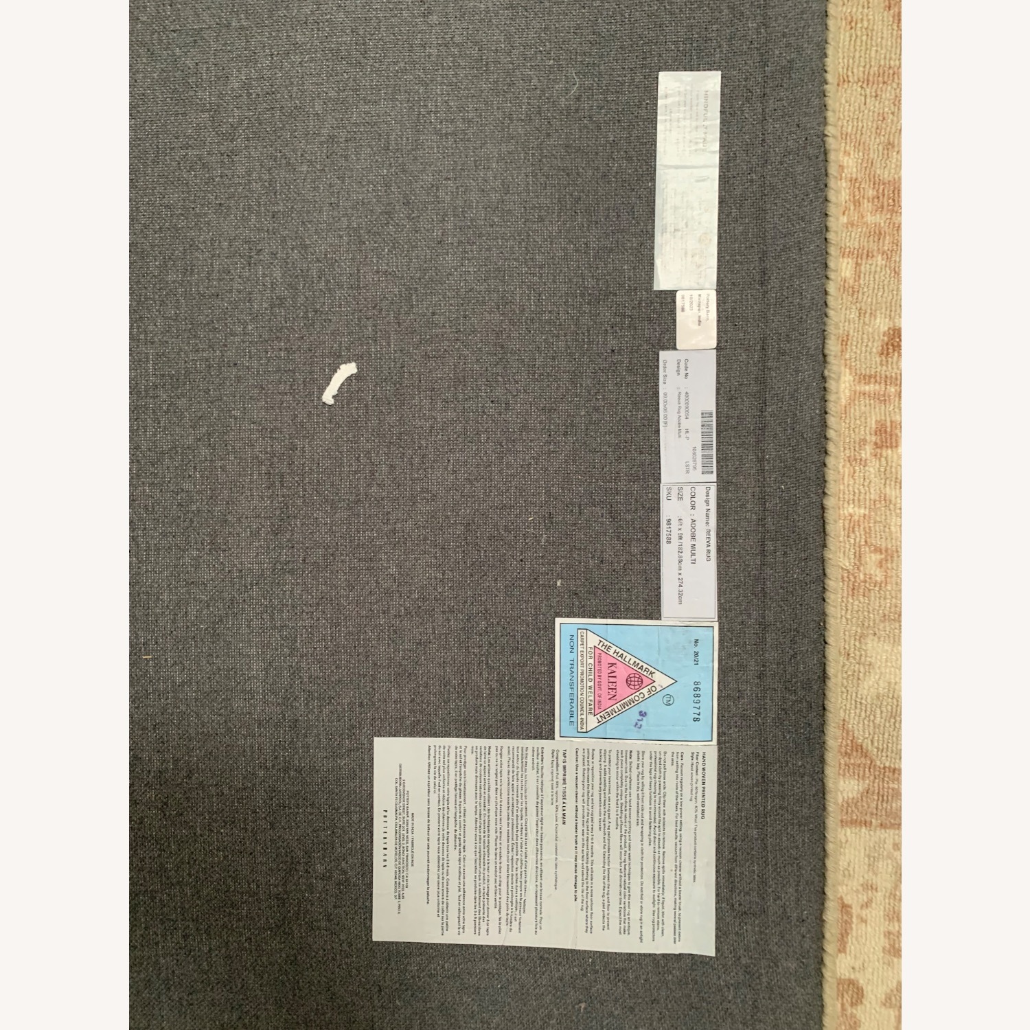 Pottery Barn Reeva Handwoven Rug 6x9, Adobe Multi - image-21