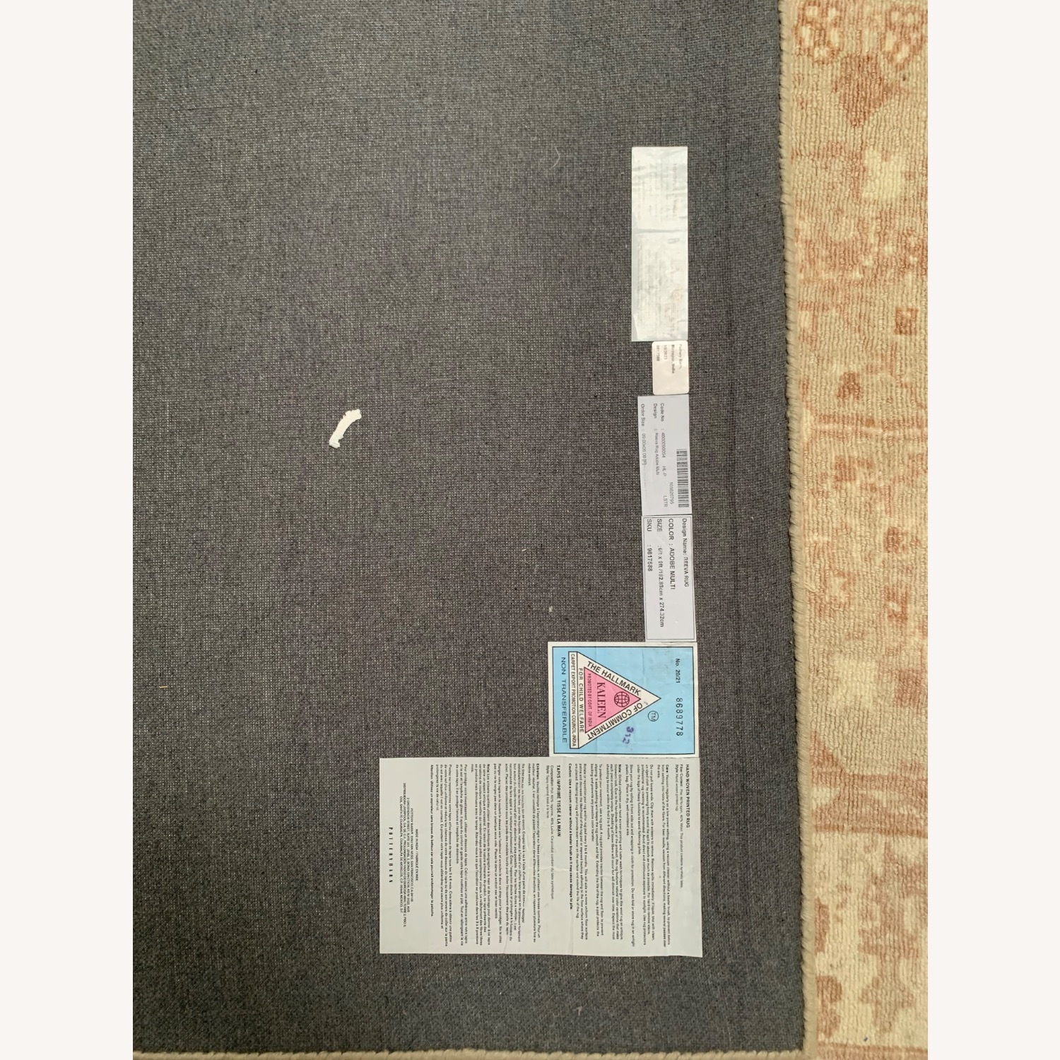 Pottery Barn Reeva Handwoven Rug 6x9, Adobe Multi - image-11