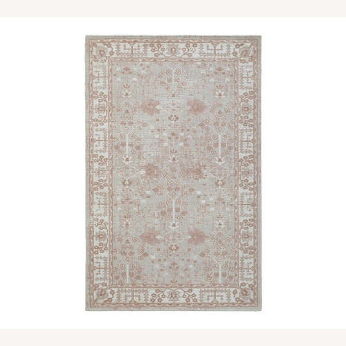 Used Pottery Barn Reeva Handwoven Rug 6x9, Adobe Multi for sale on AptDeco