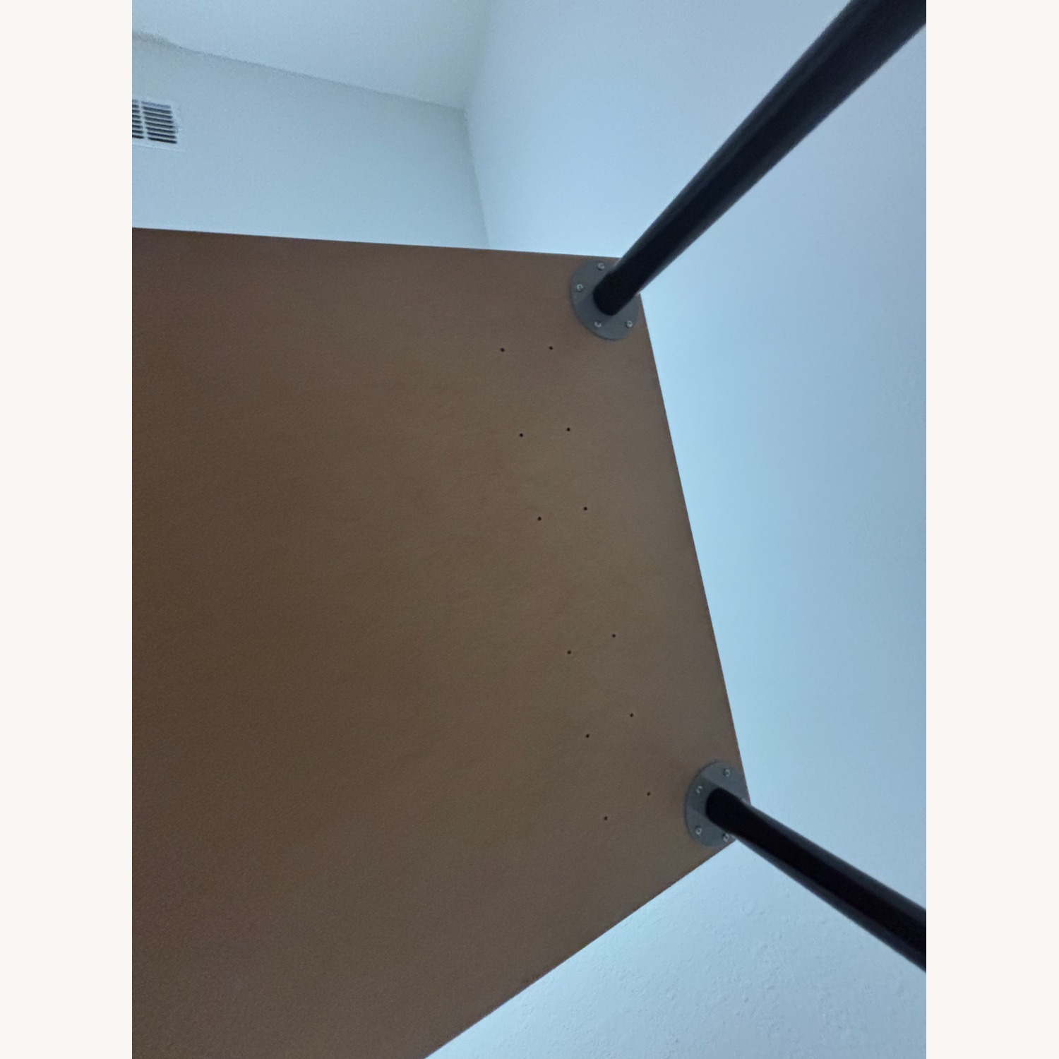 IKEA White Desk with Adjustable Black Legs, in McKinney - image-5