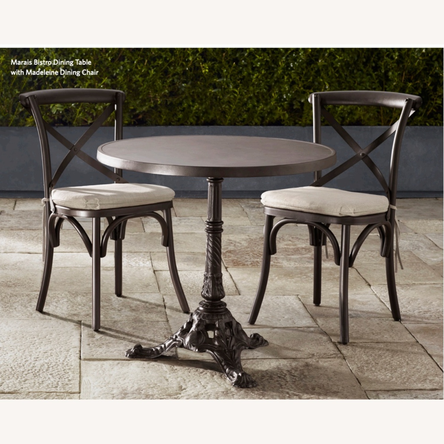 Restoration Hardware Hugo Bistro Dining Table 32" - image-4