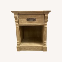 Restoration Hardware Carved Nighstand 24"