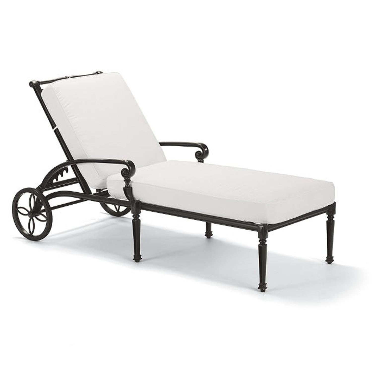 Frontgate Aluminum Chaise Lounge Chairs - image-6